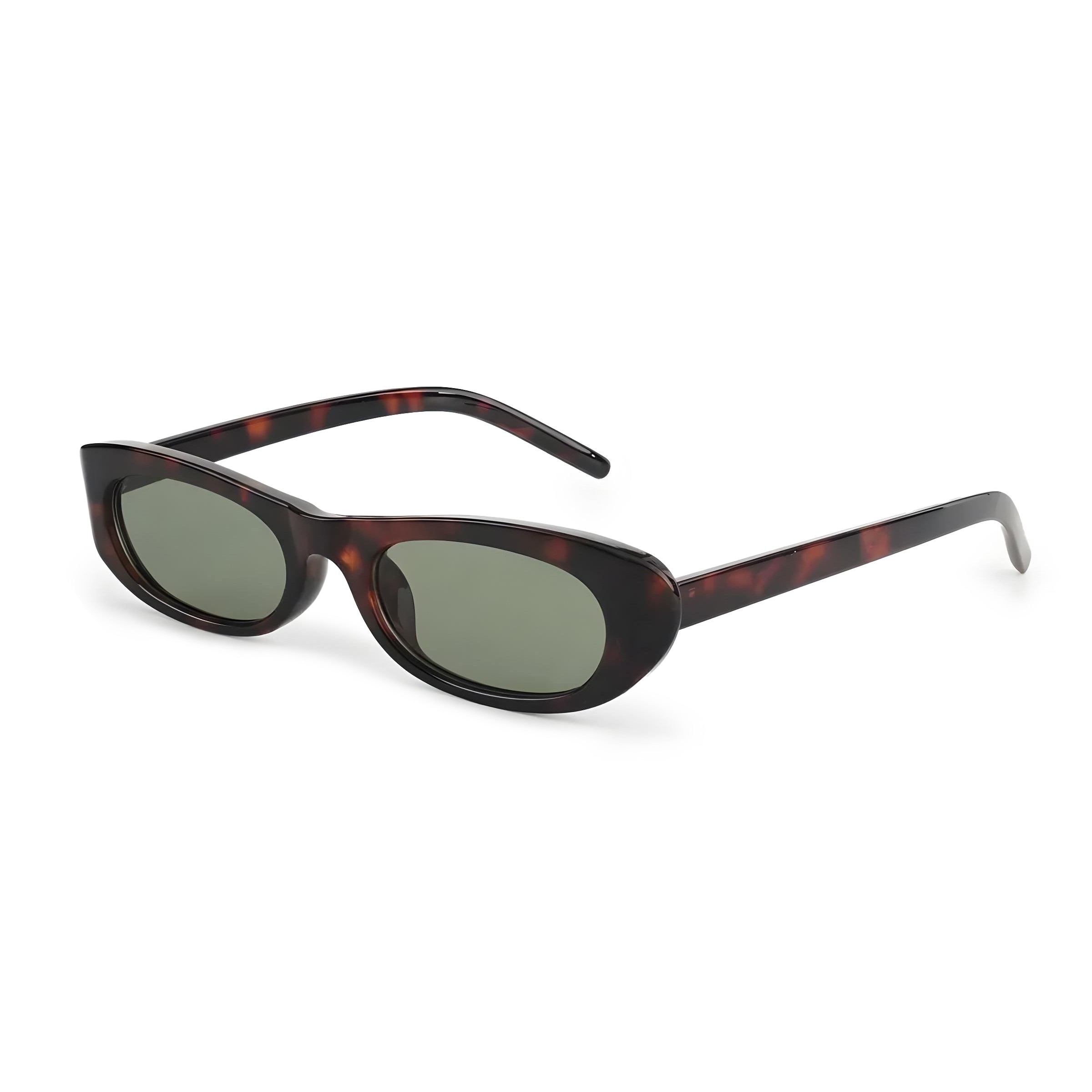 AFTERDARK – Lo-Rider Tortoise Çerçeveli – Deep Olive Yeşil Cam Gözlük