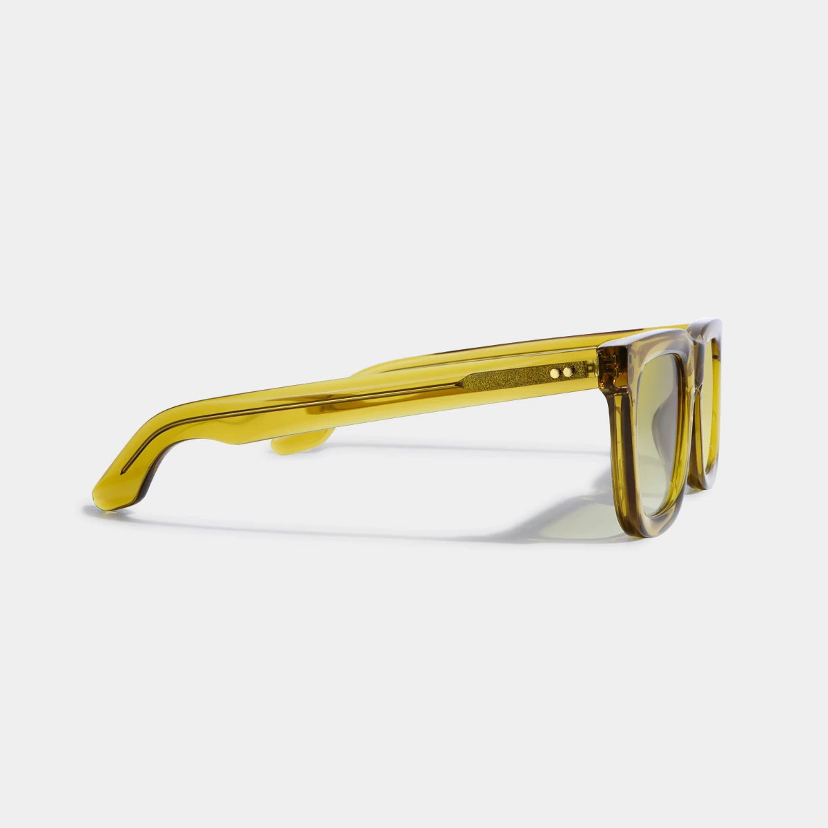 Solar Flare – Mustard Şeffaf Kalın Çerçeve / Sarı Degrade Lens Gözlük