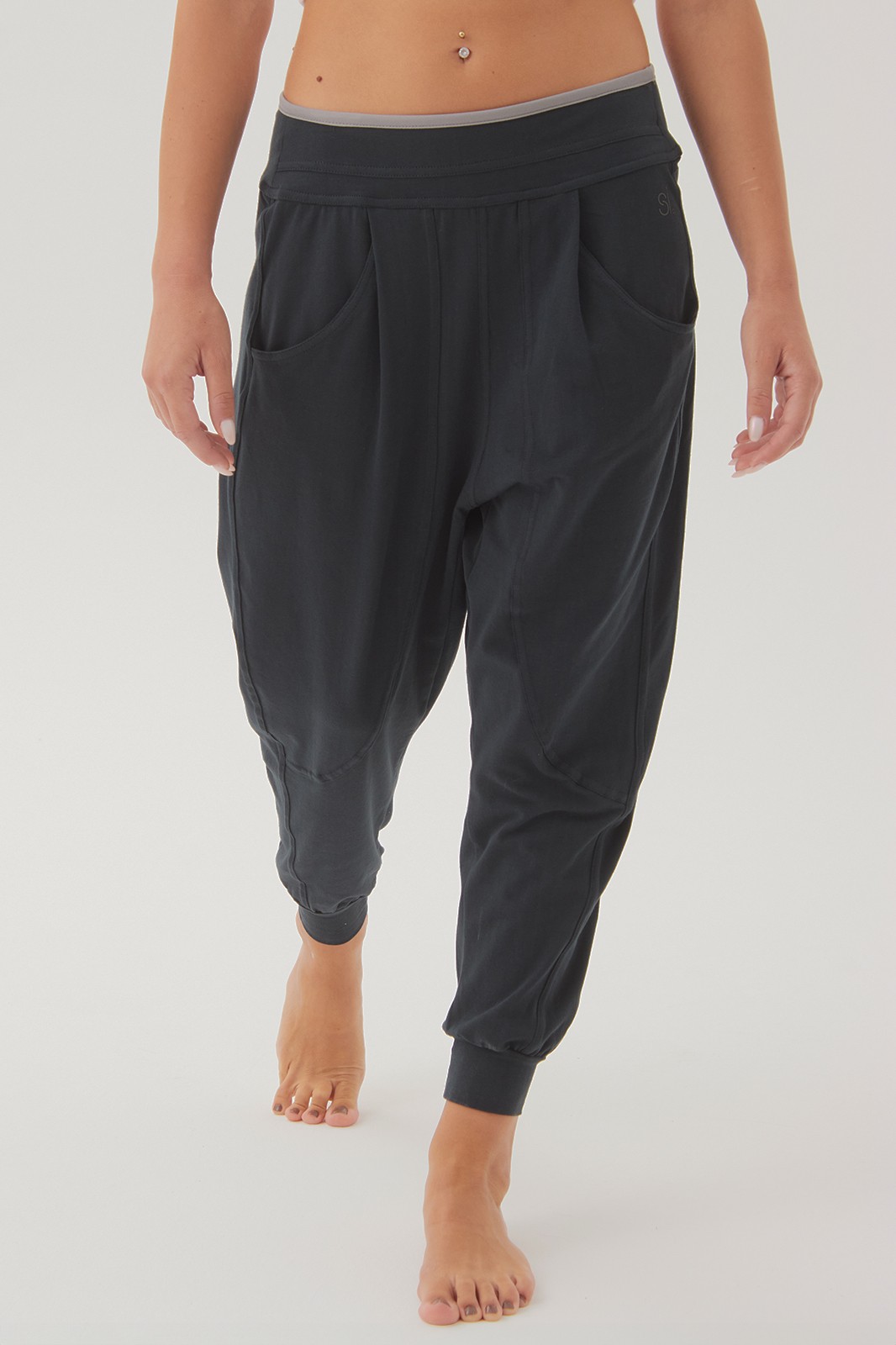 Pant Yoga Harem Vintage Black