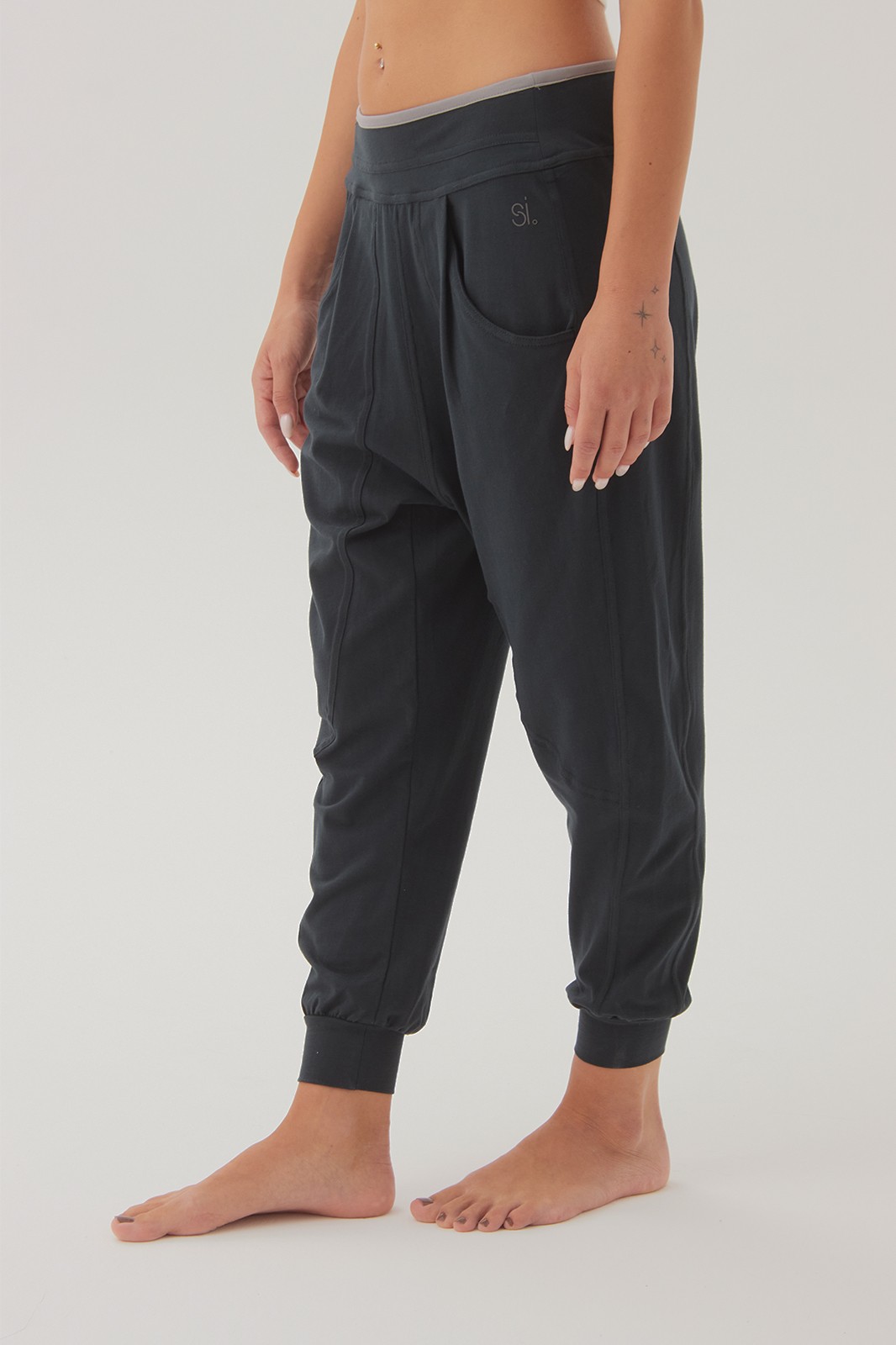 Pant Yoga Harem Vintage Black