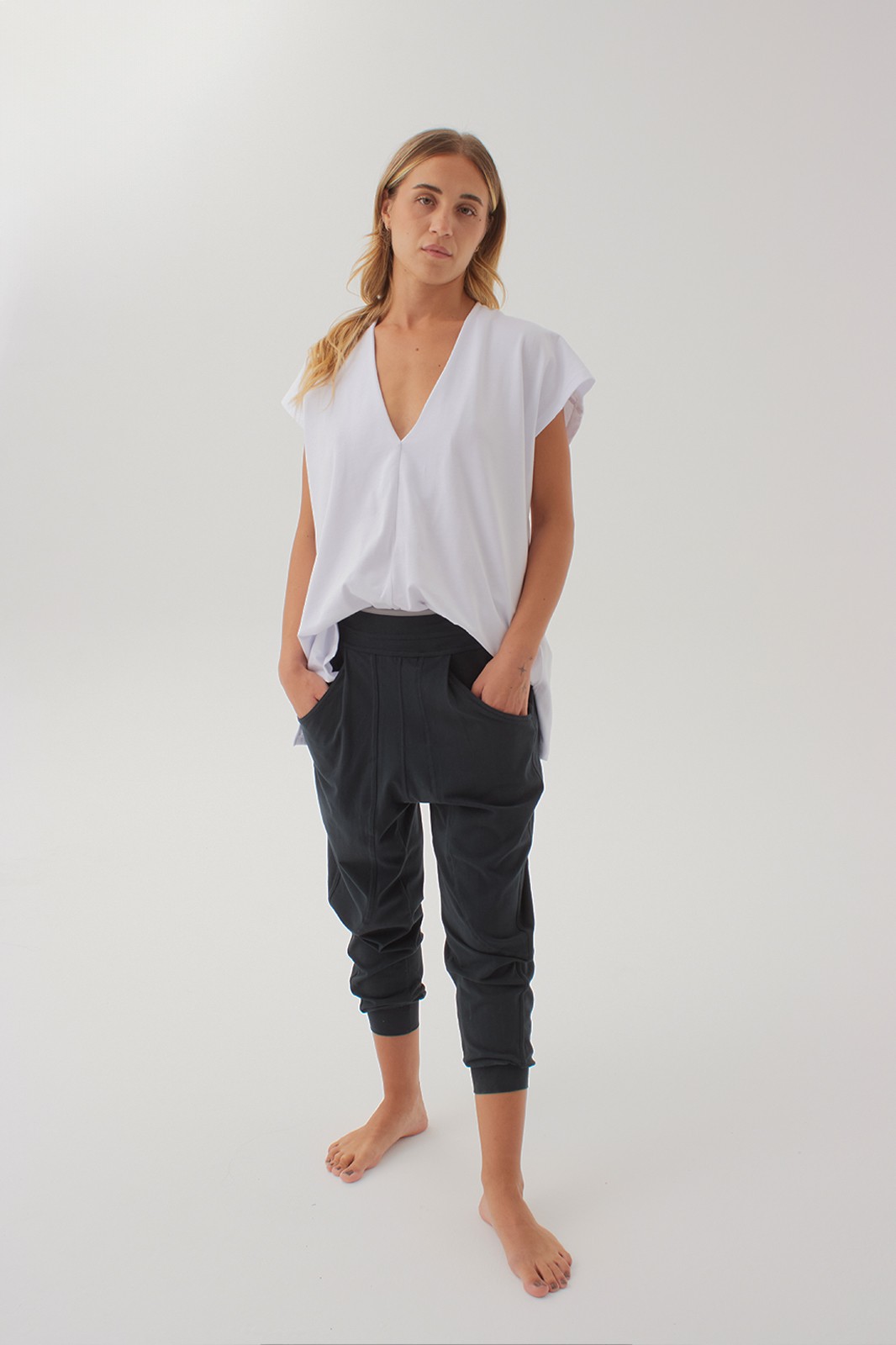 Pant Yoga Straight Vintage Black