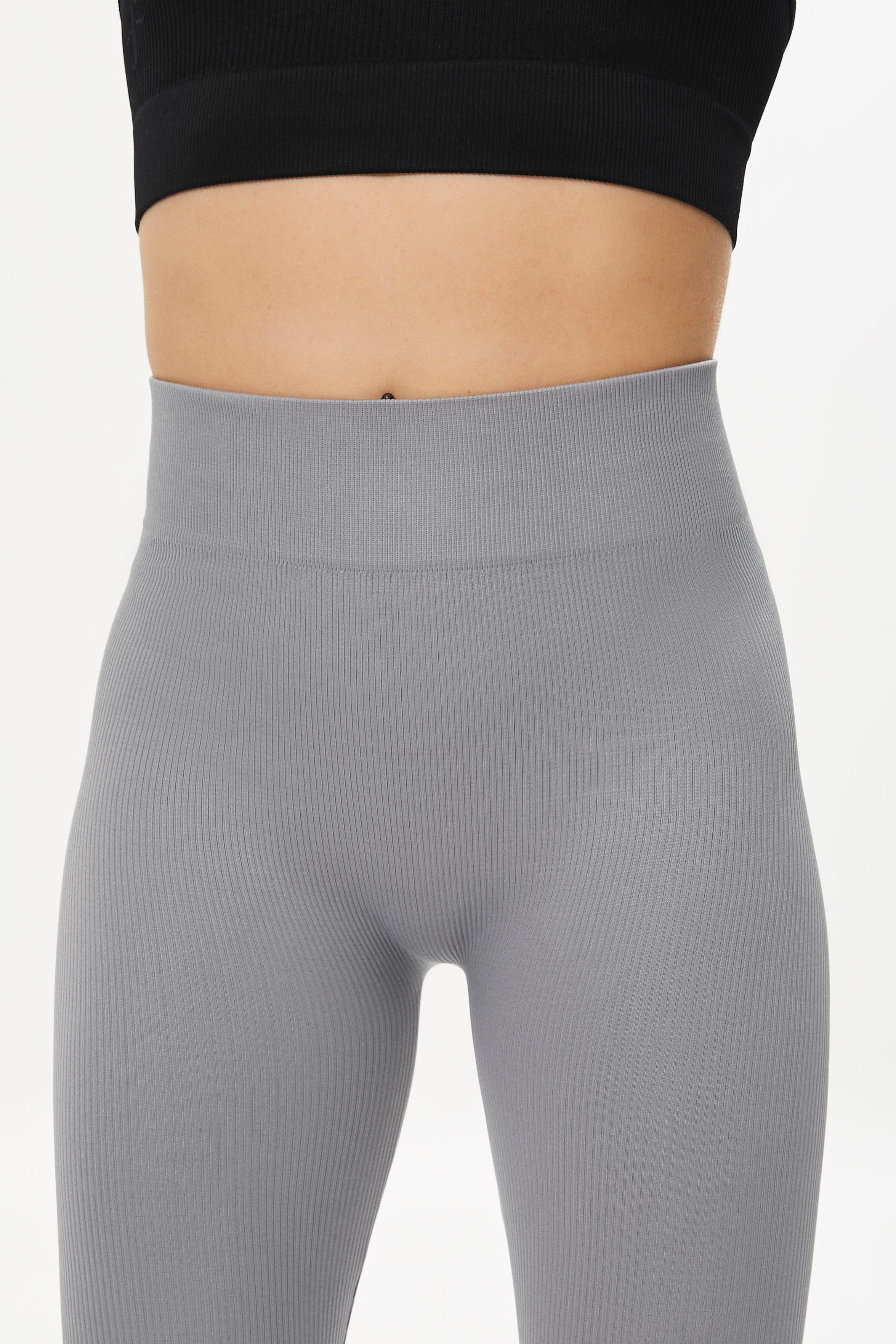 Rib-Shape Seamless Tayt Nardo Grey