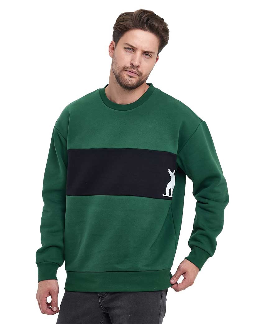 Adams Erkek 3 İplik Oversize Sweatshirt