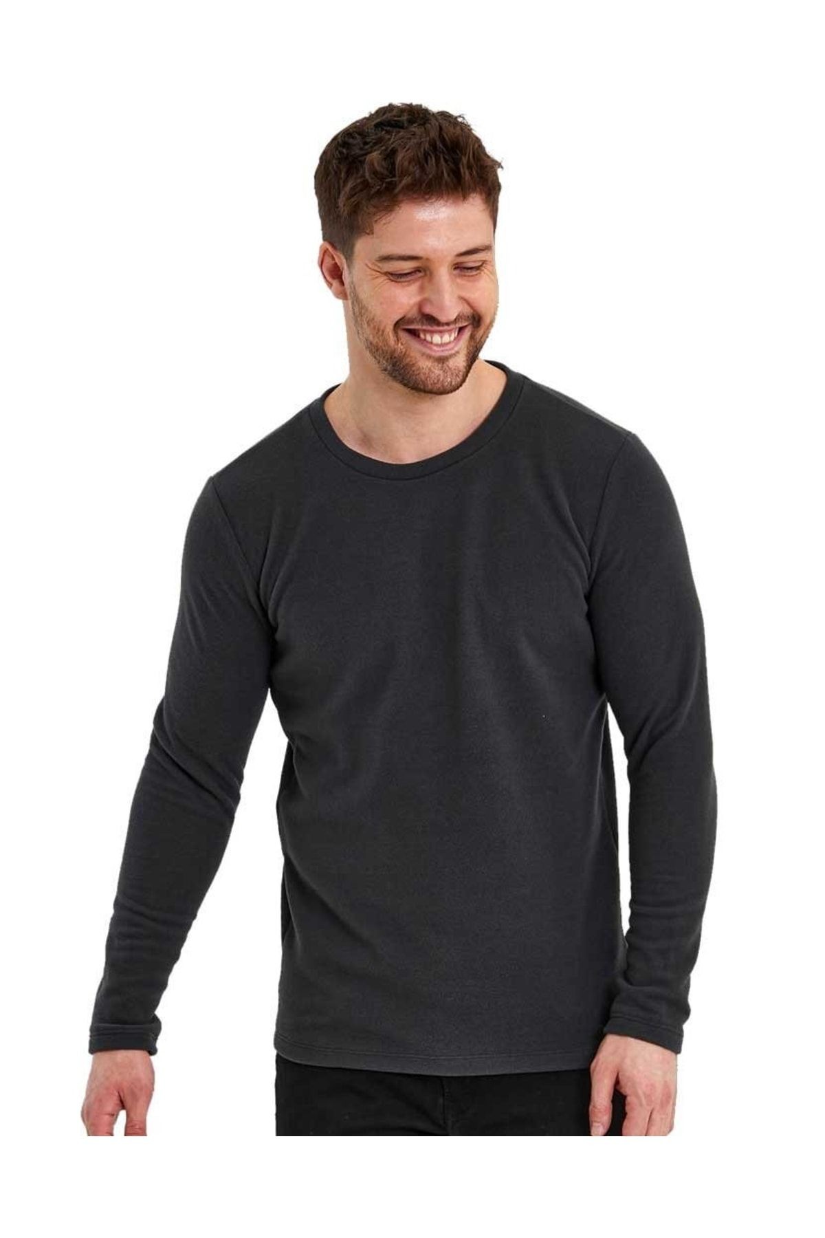 Adams Erkek Basic Polarlı Isı Koruyan Polar Sweatshirt