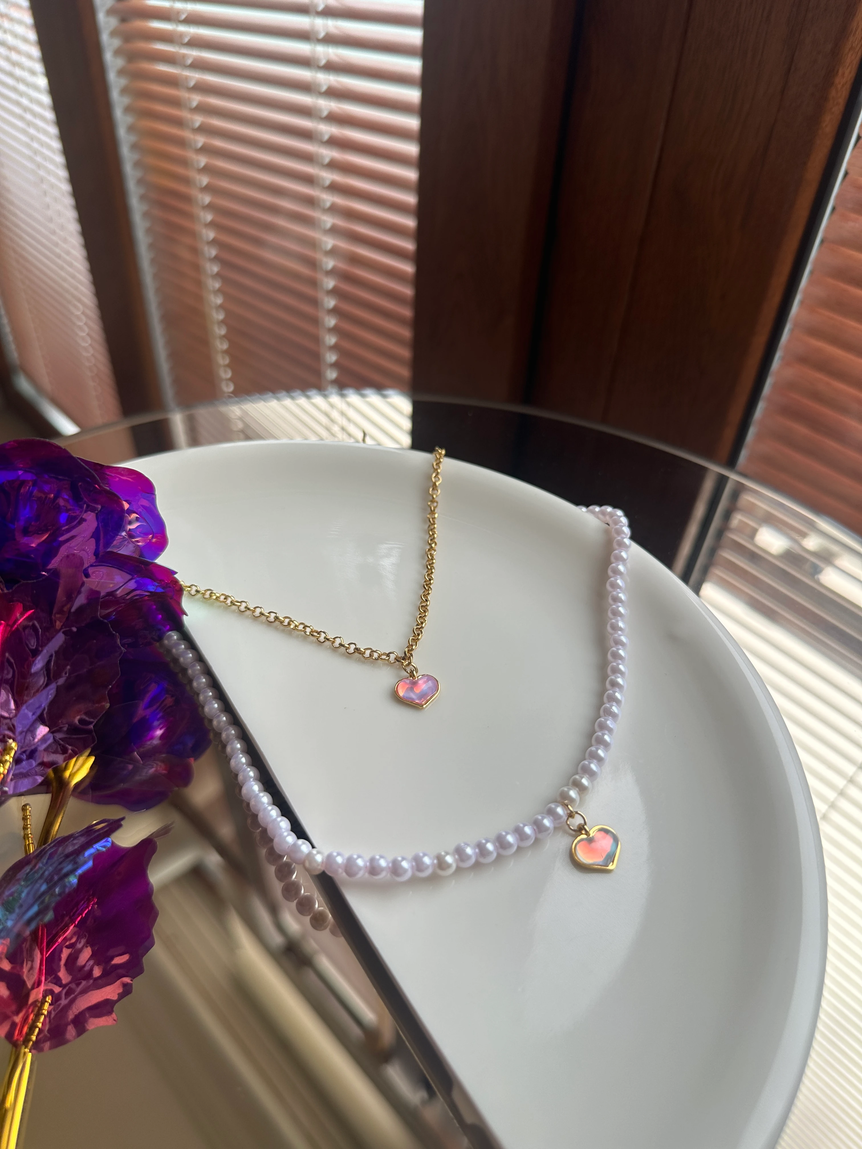 Aşk Yansıması Kolye - Zincir Detay