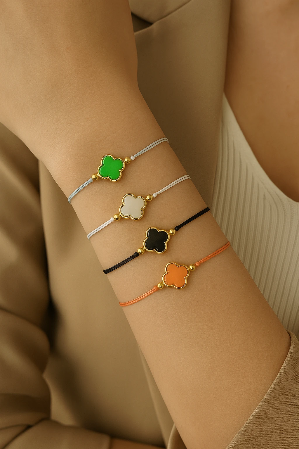 Şans Yoncası Bileklik