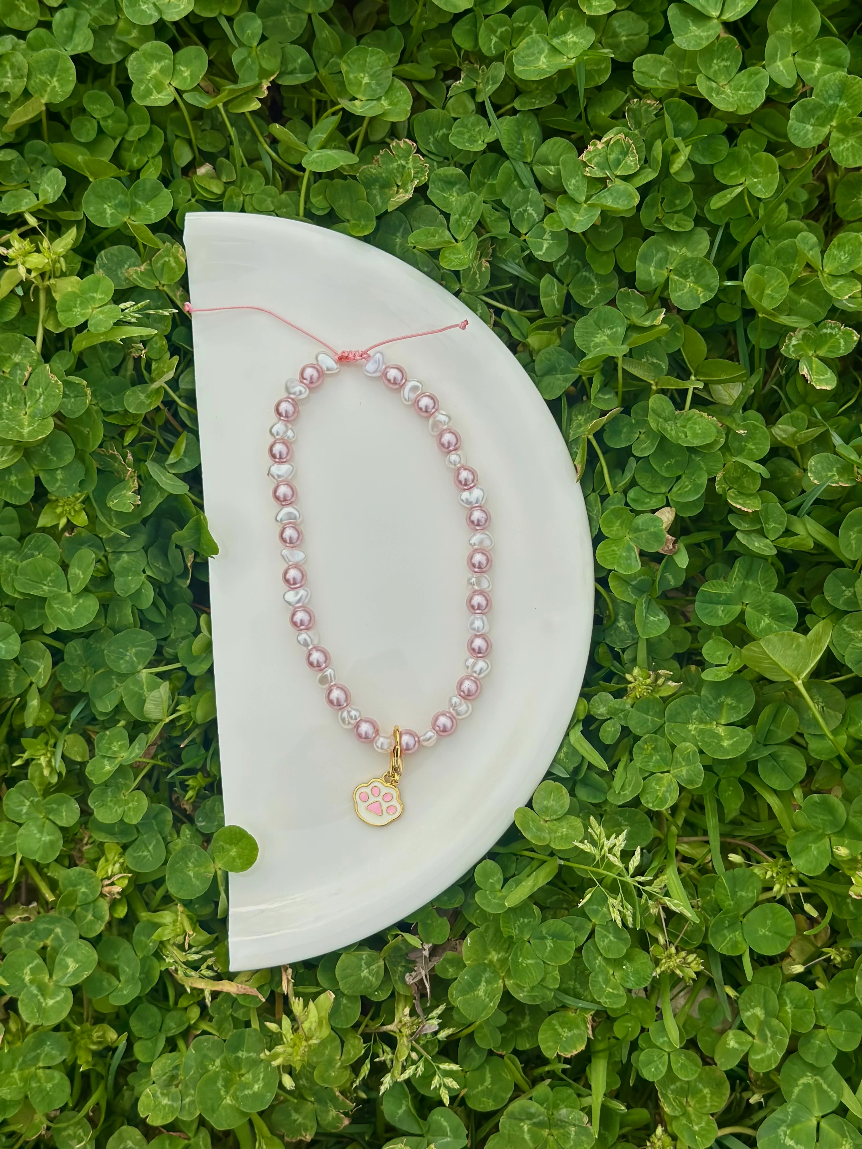 Diana Kolye - Pembe Taş Detay