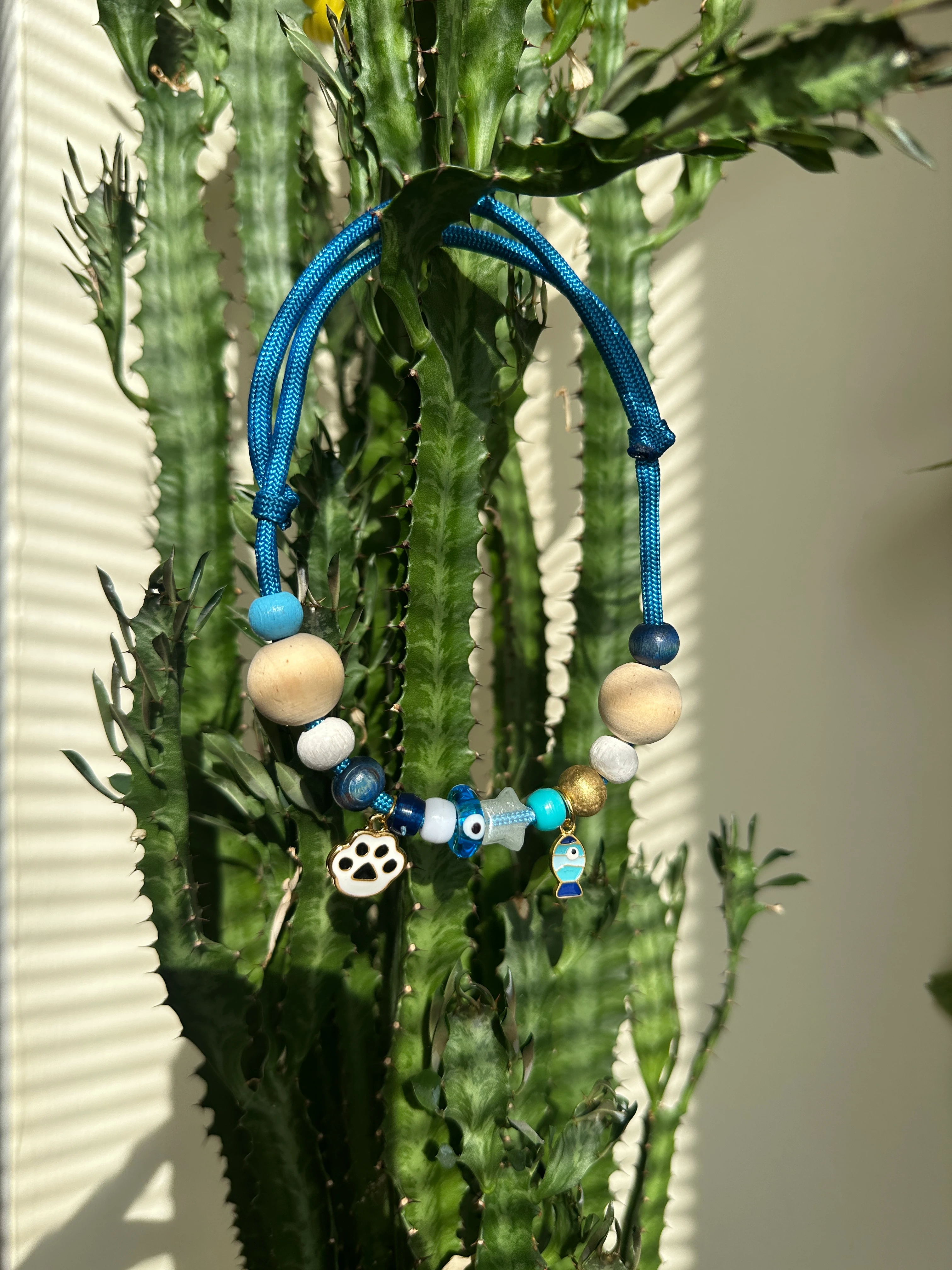 Pati Charm Kolye - Mavi