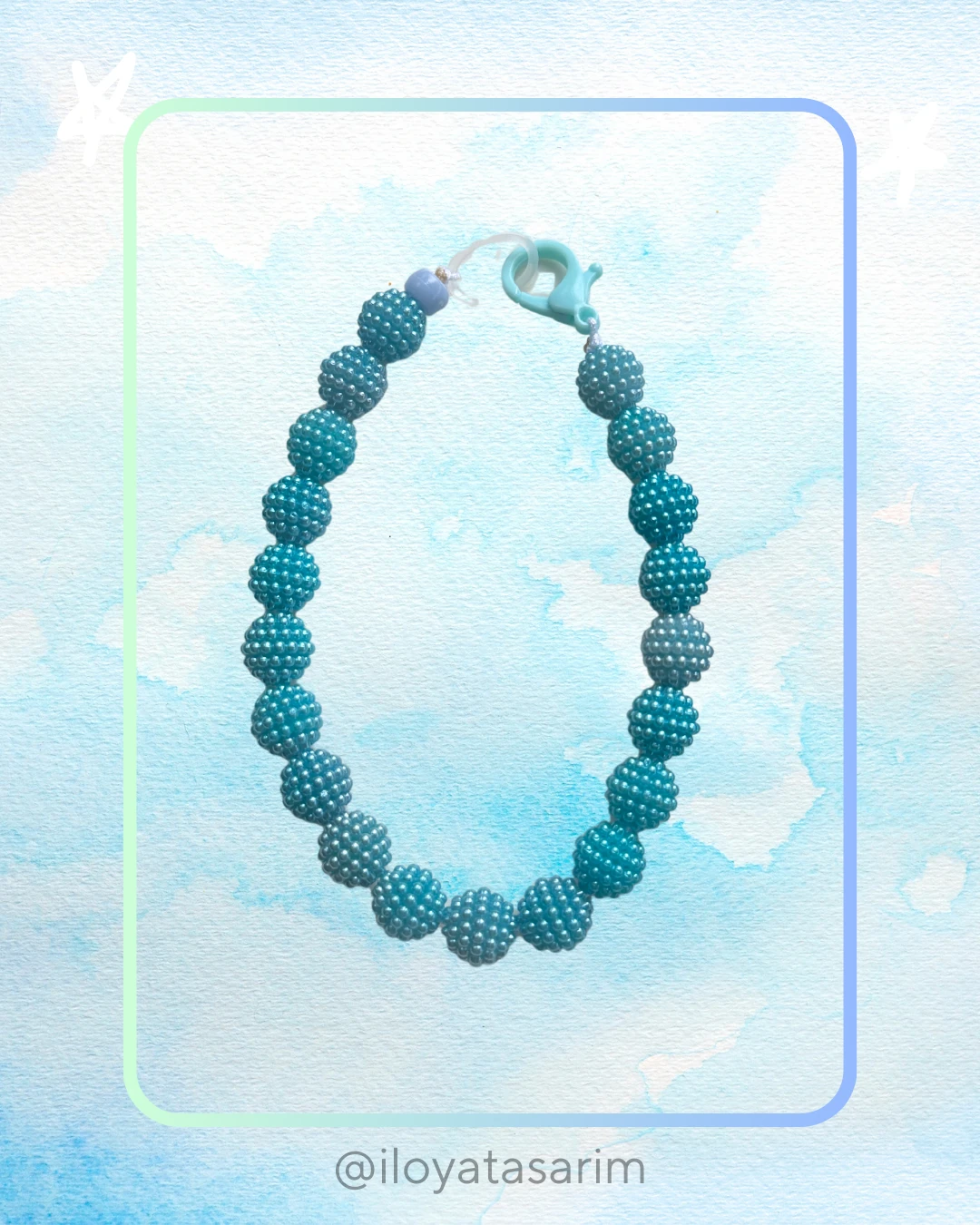 Mavi Boncuk Pet Kolye