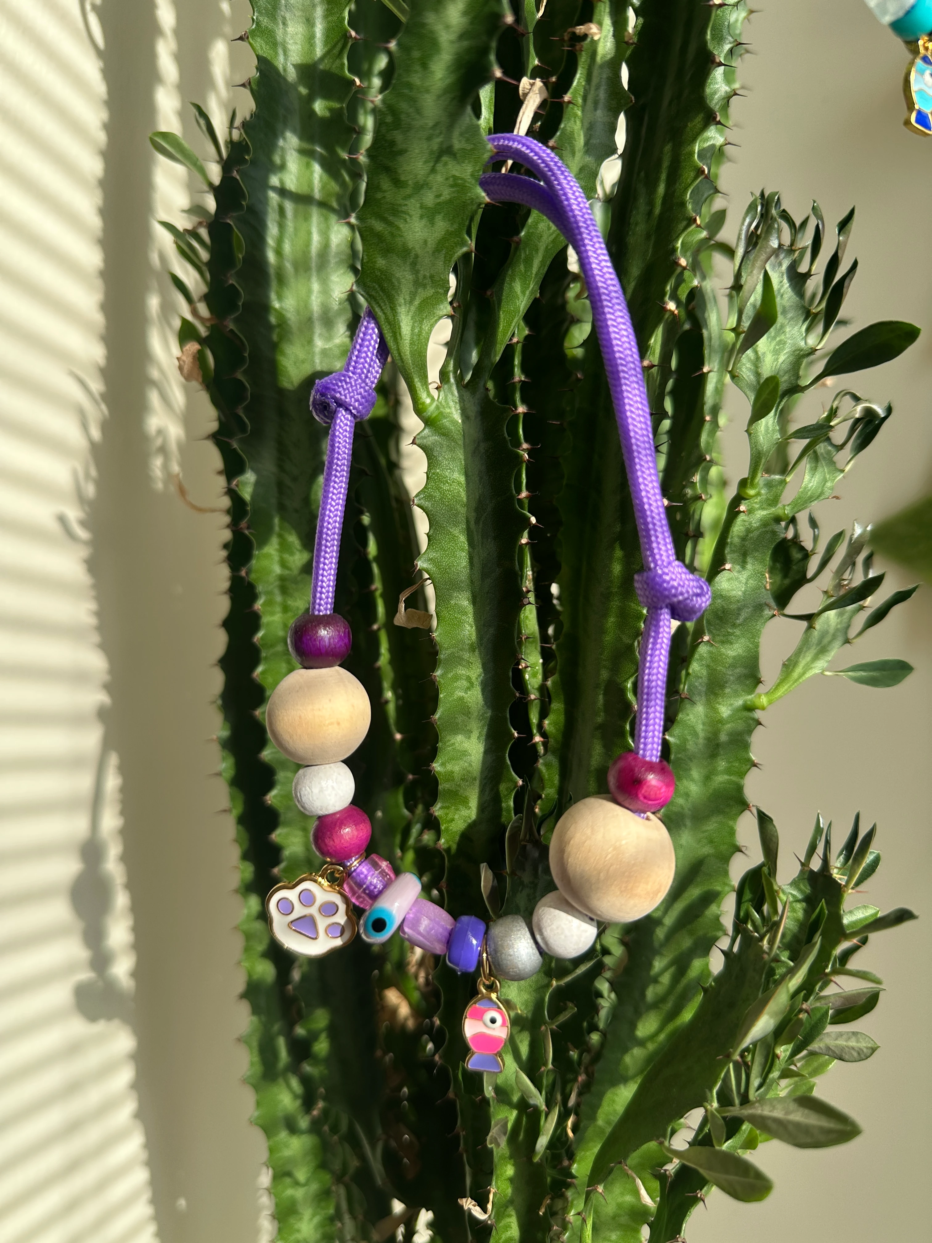 Pati Charm Kolye - Mor