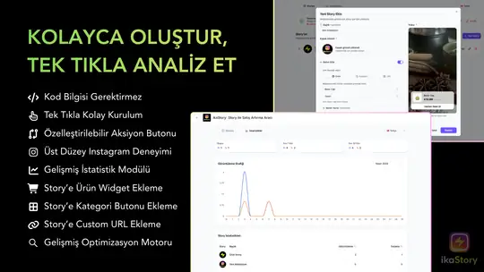 ikaStory: Story ile Satış Artırma Aracı ekran görüntüsü 2