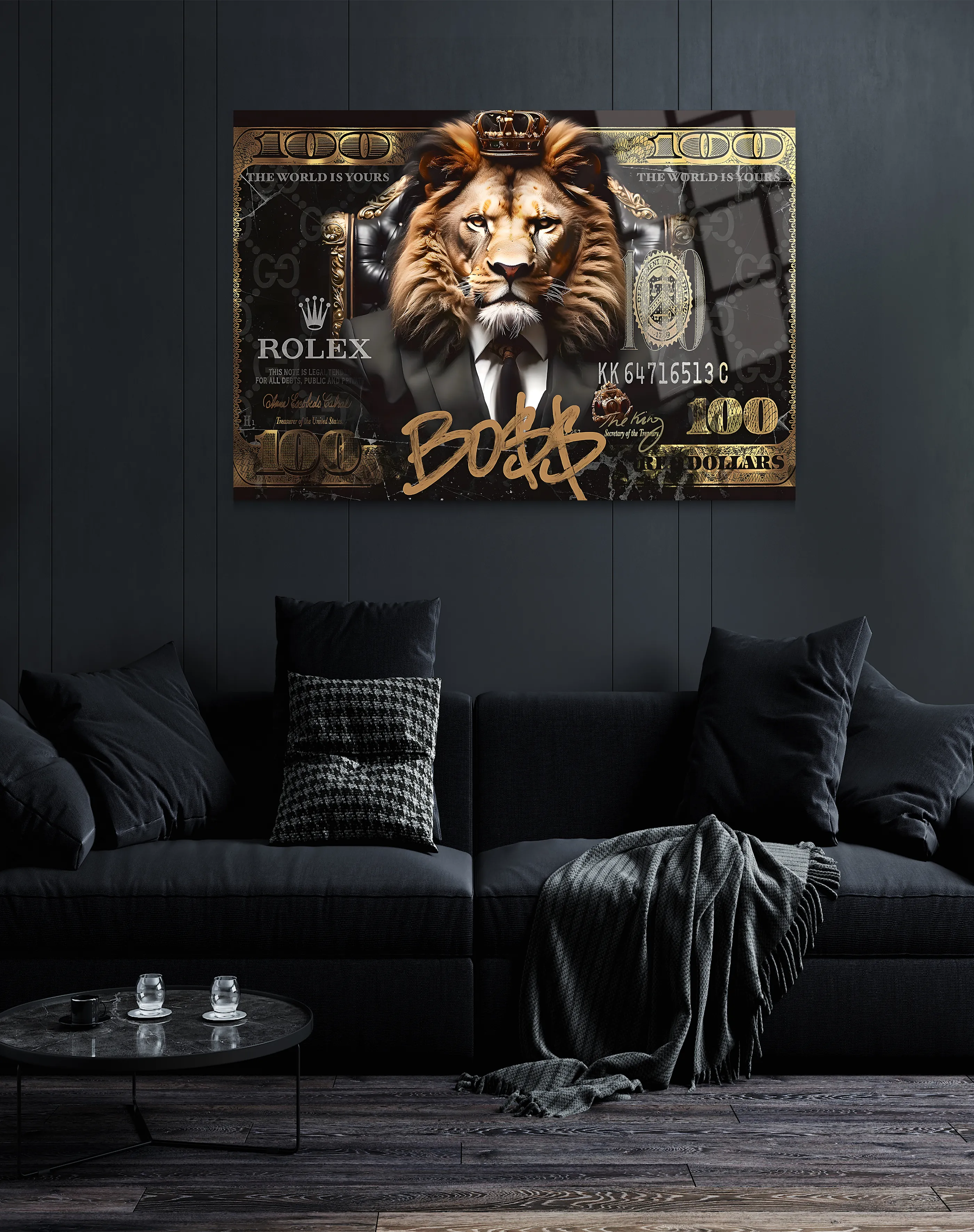 Aslan Dolar Cam Tablo