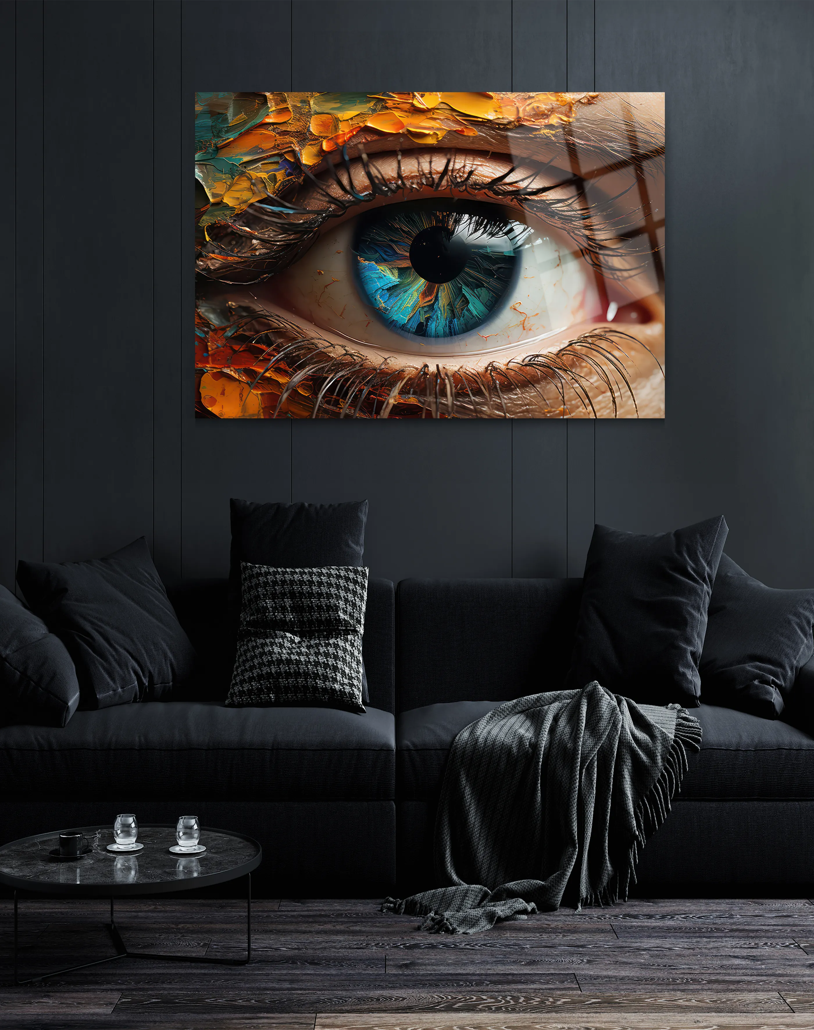 Gerçekçi Göz Cam Tablo