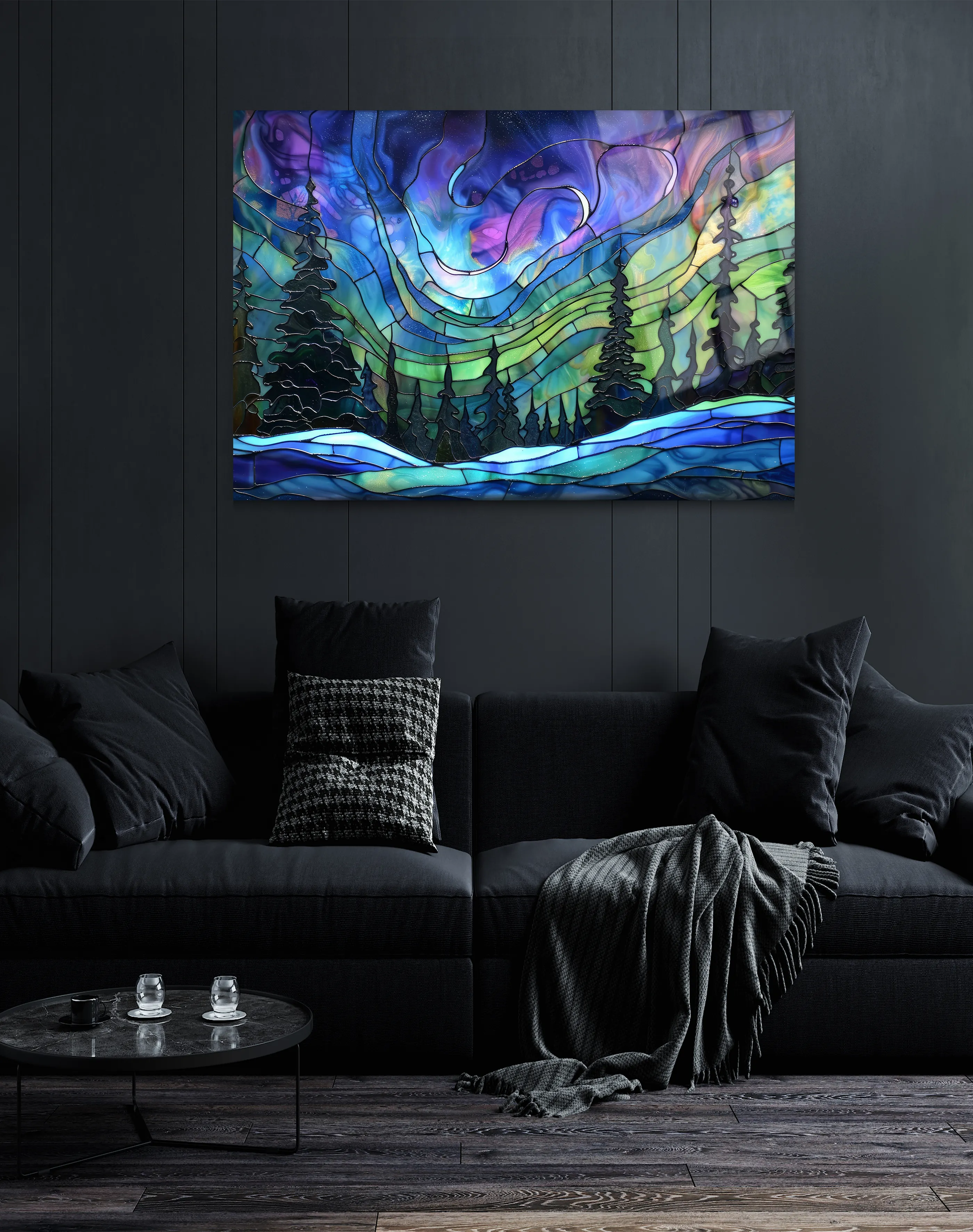 AĞAÇ VİTRAY CAM TABLO