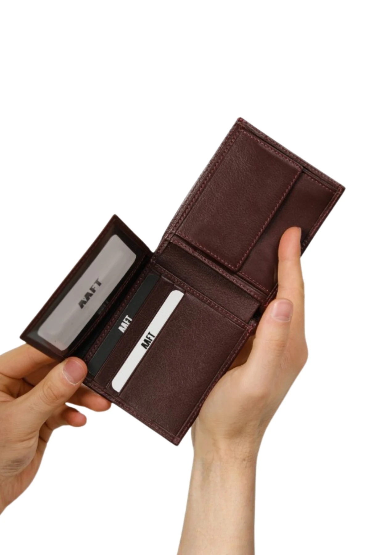 Hakiki Deri Bozuk Paralı Erkek Cüzdan – İsim Yazılı, Kişiye Özel | Bond 7110