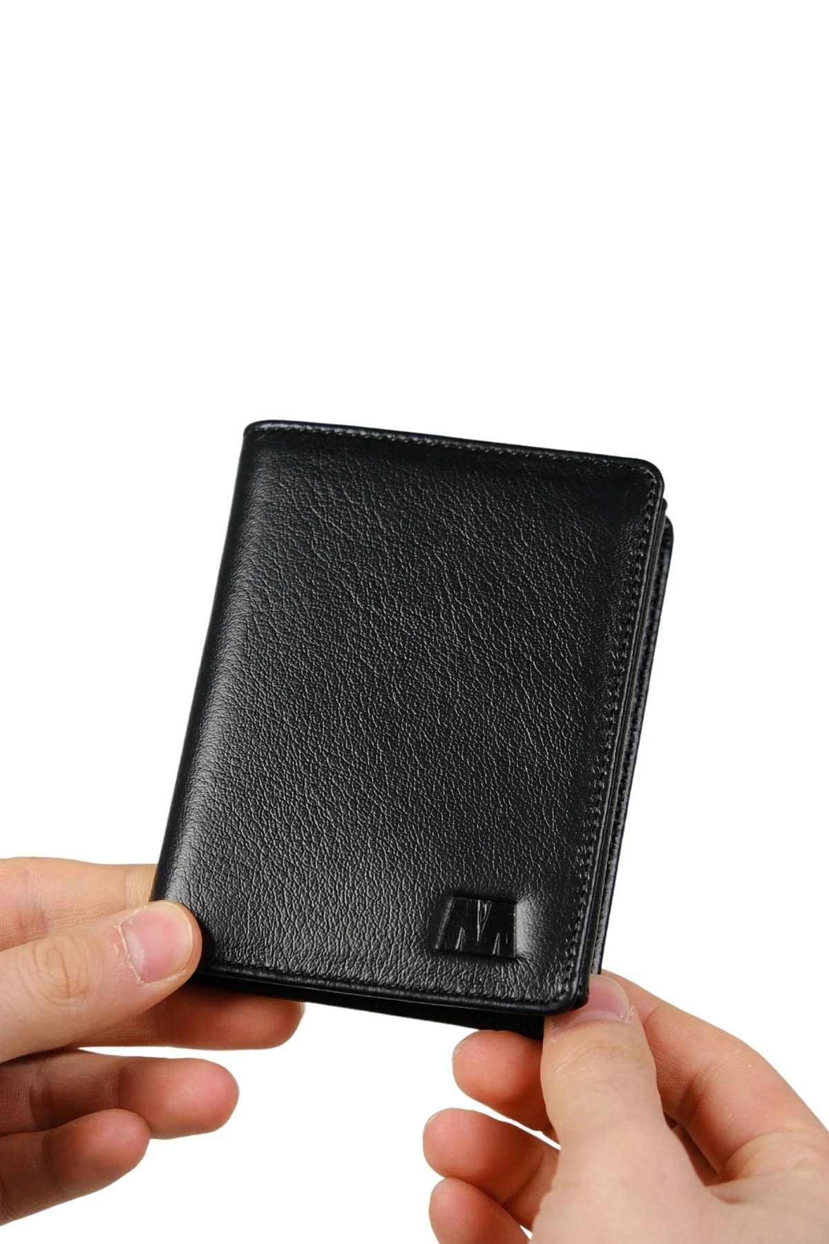 Hakiki Deri Erkek Cüzdan - İsim Baskılı, Kişiye Özel | Alex 2808 - Napa Siyah