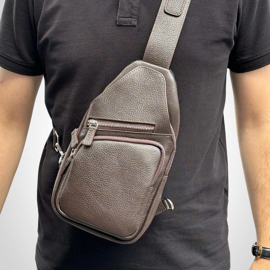 Hakiki Deri Unisex Çapraz Çanta – Kişiye Özel, İsim Baskılı | Baggy 6981
