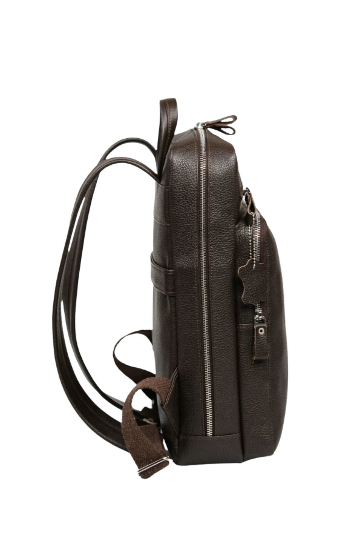 Hakiki Deri Unisex Sırt Çantası – Laptop Bölmeli, Suya Dayanıklı, Çok Gözlü | Roma 1251