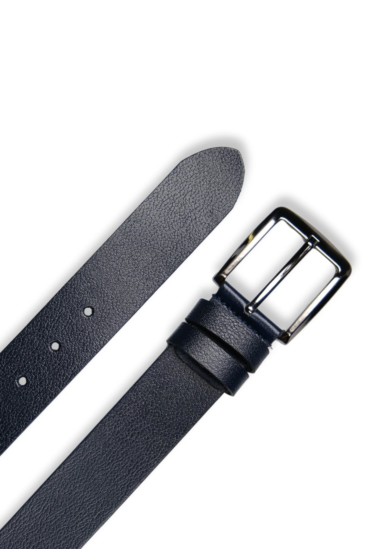 Hakiki Deri Kemer- Premium Dana Derisi- Lacivert, 4 cm, | 8919K