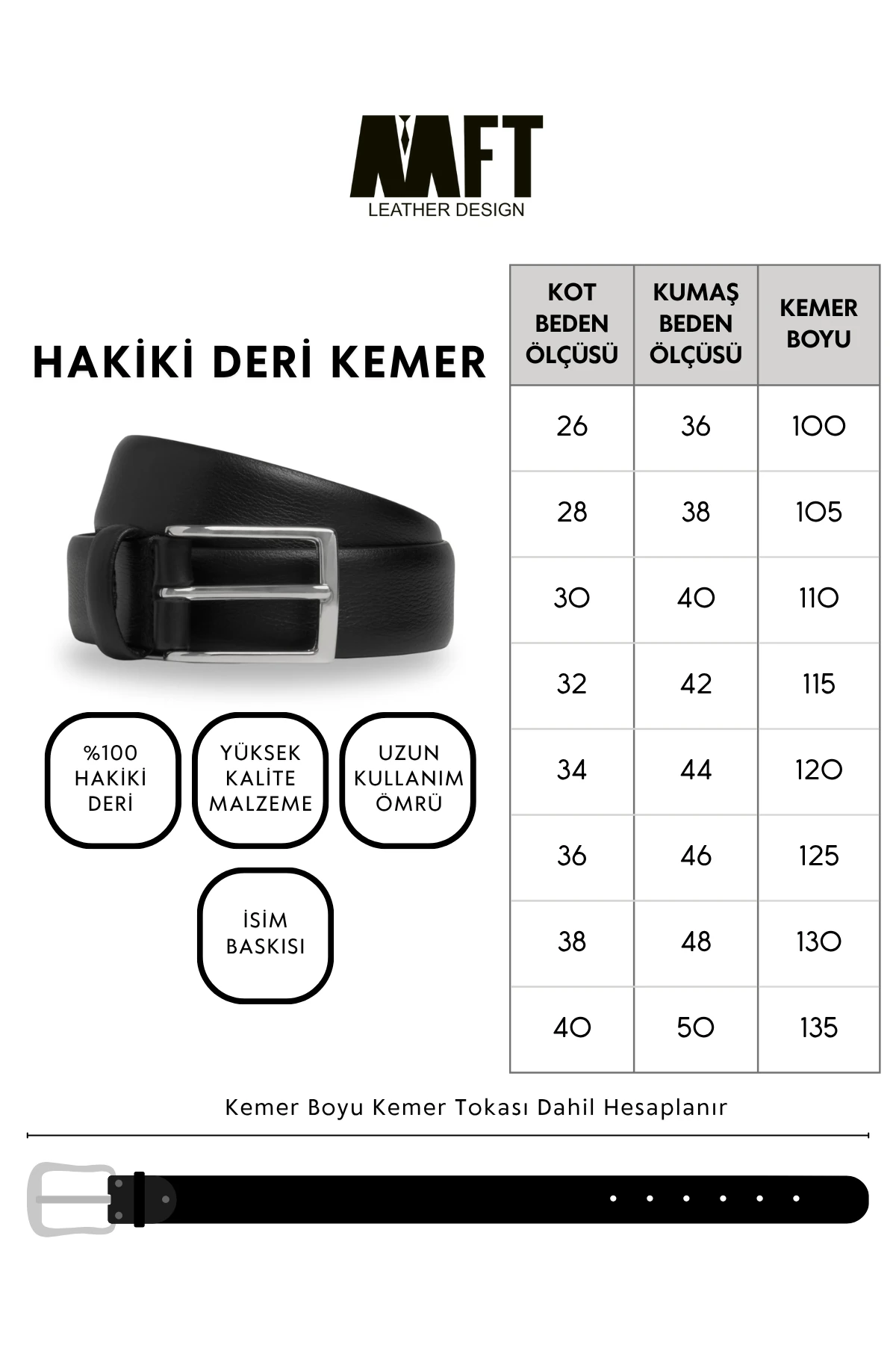 Hakiki Deri Klasik Kemer ve Paris Cüzdan Kutulu Set / Antrasit