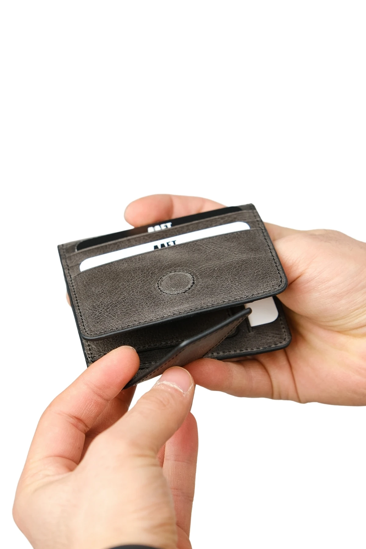 Hakiki Deri Erkek İnce Kartlık Cüzdan – İsim Yazılı, Kişiye Özel | Lucas 1606