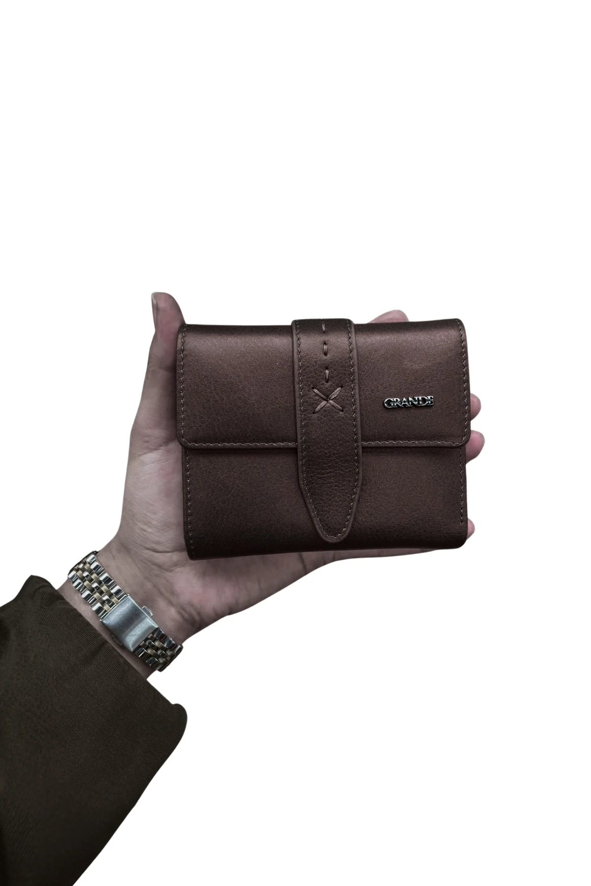 Hakiki Deri Cüzdan – Grande 2633 - Kahve