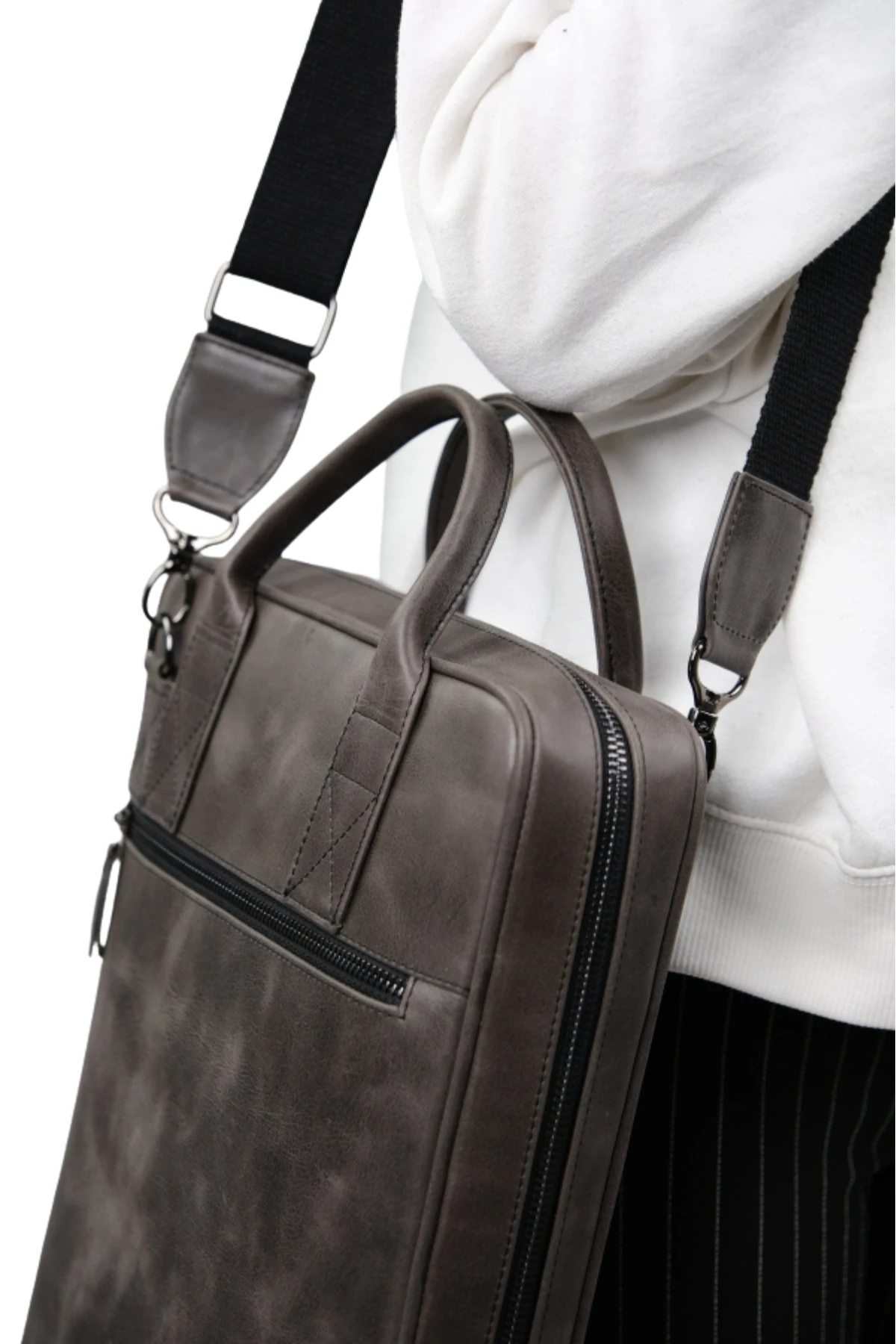 Hakiki Deri Unisex Laptop & Evrak Çantası – Omuz Askılı | Safari 2717