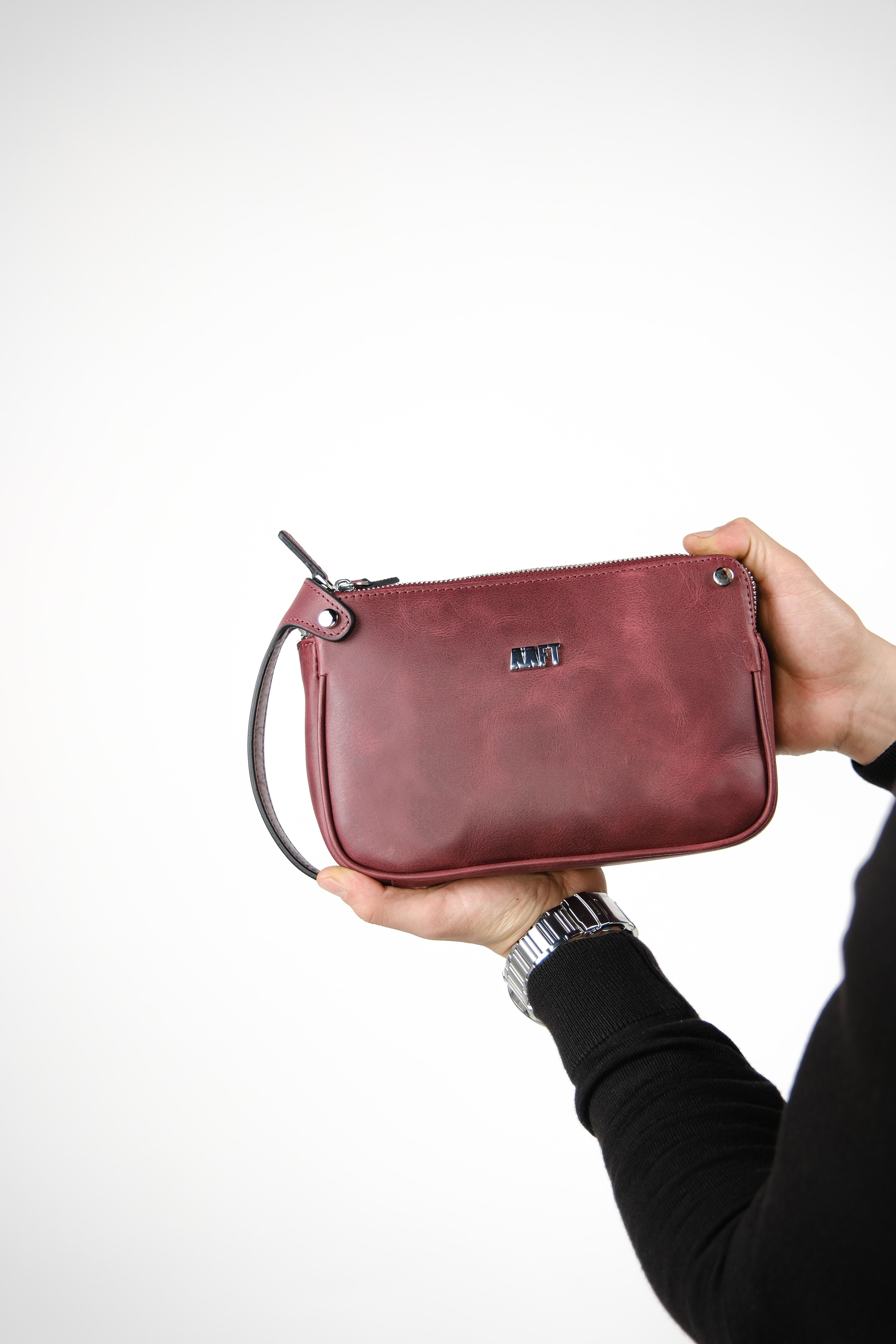 Moon Bag 4381 Hakiki Deri Unisex El Çantası