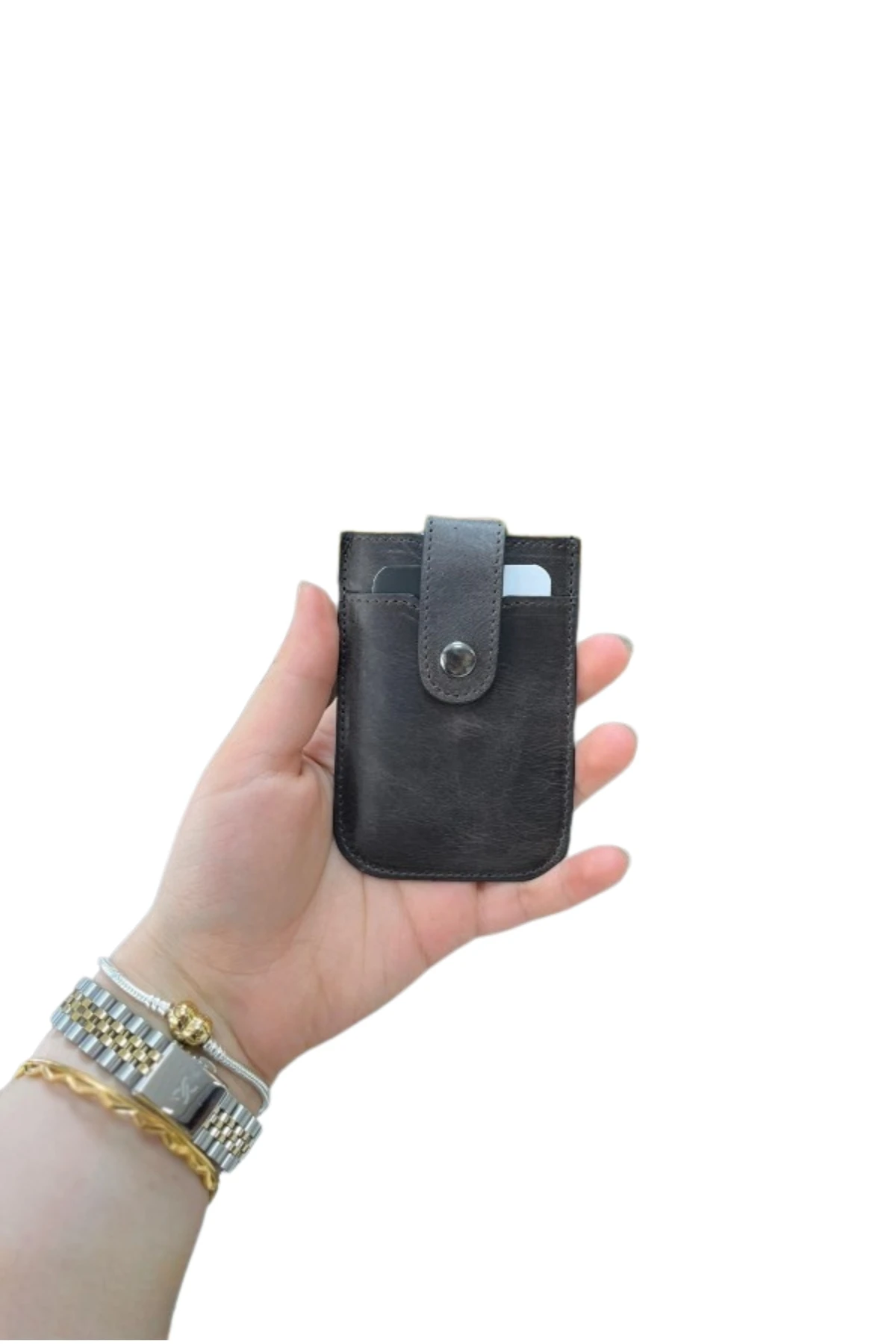 Hakiki Deri Unisex Kartlık – Kompakt, İsim Yazılı, Kişiye Özel | Vest 0776