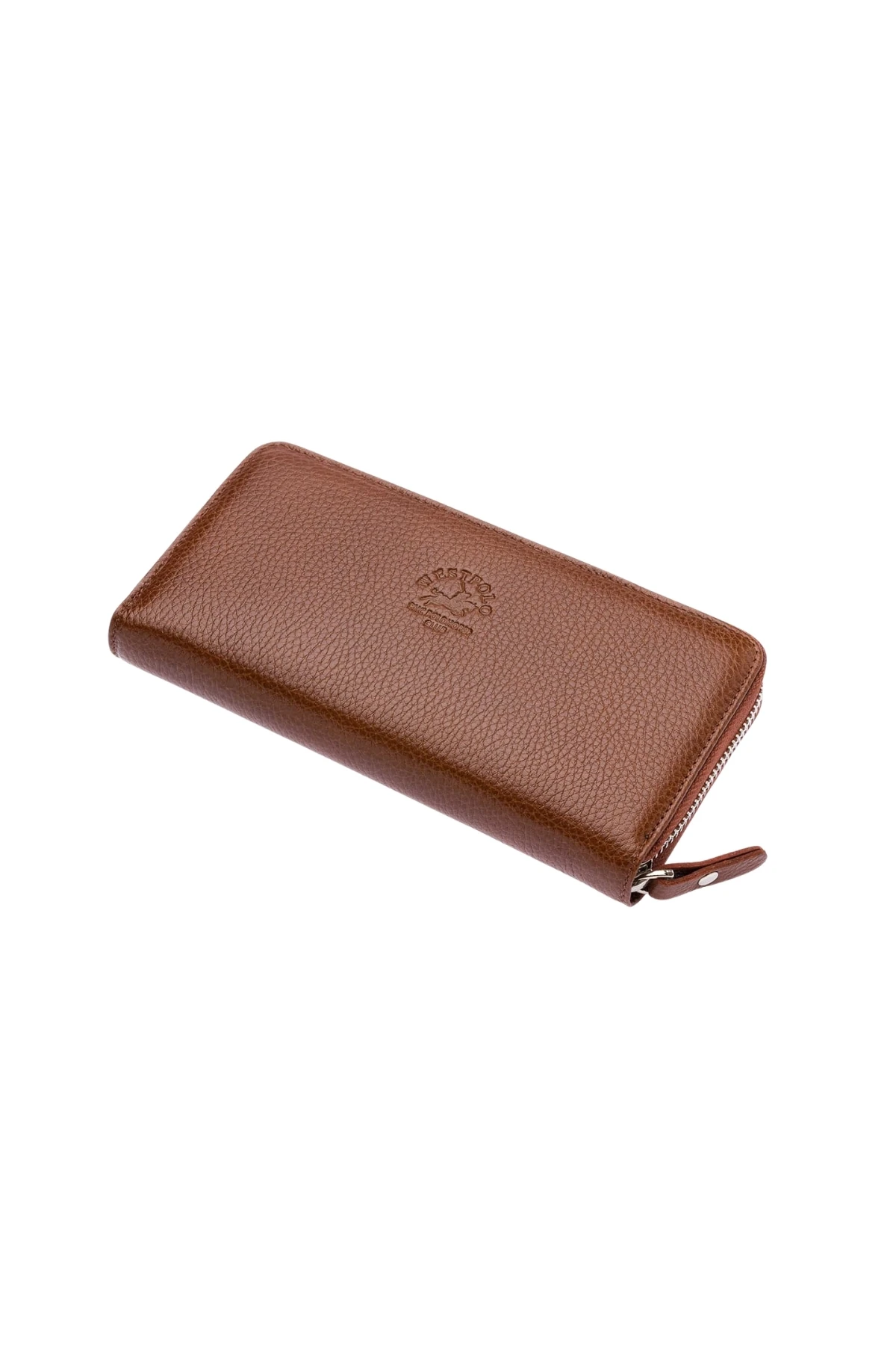 Hakiki Deri Kadın Cüzdan , Fermuarlı, İsim Yazılı, Kişiye Özel | West Polo - 4722 - Taba