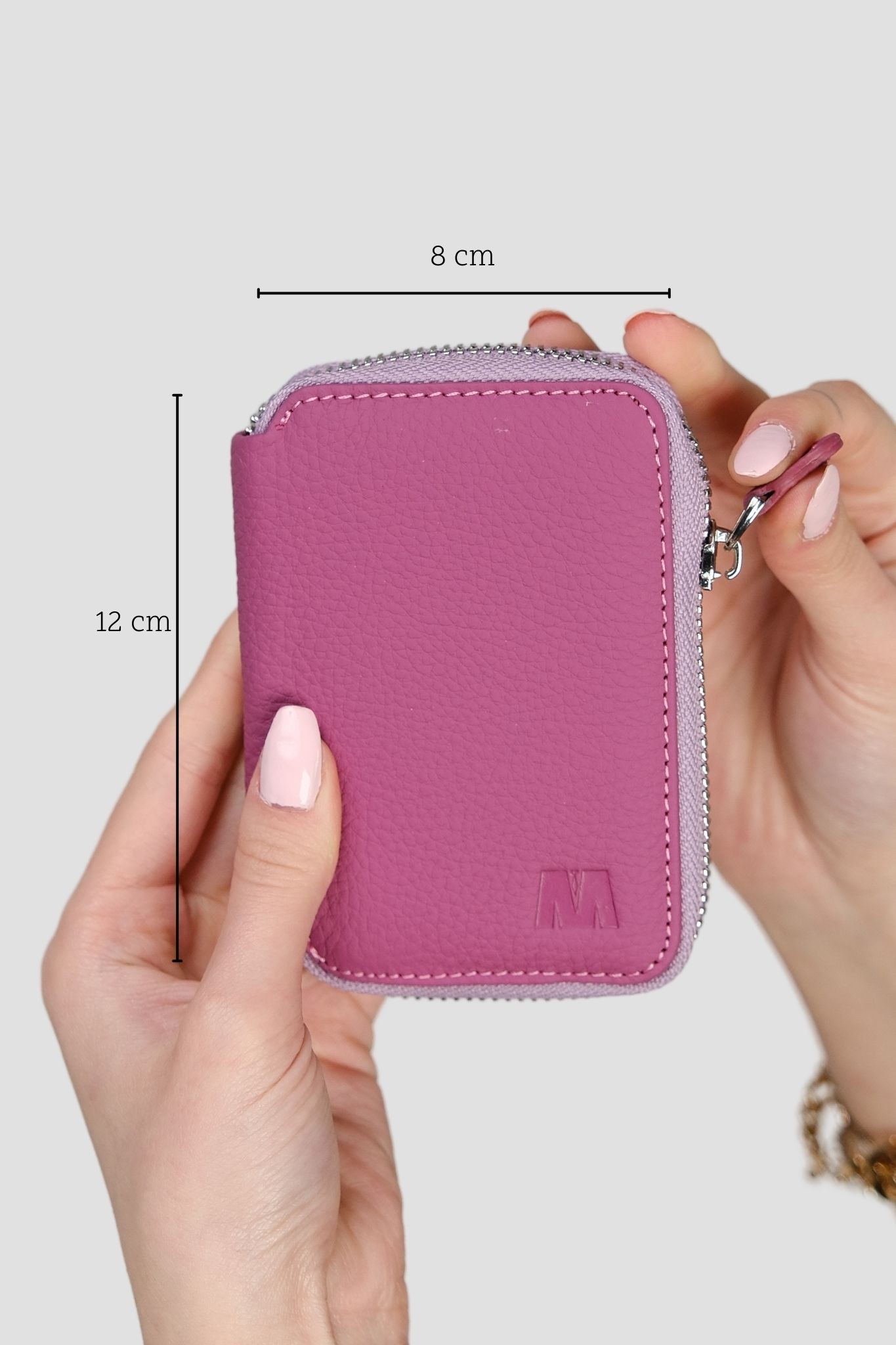 Hakiki Deri Unisex Fermuarlı Cüzdan – Yaprak Bölmeli, İsim Yazılı, Kişiye Özel | Lotus 1616