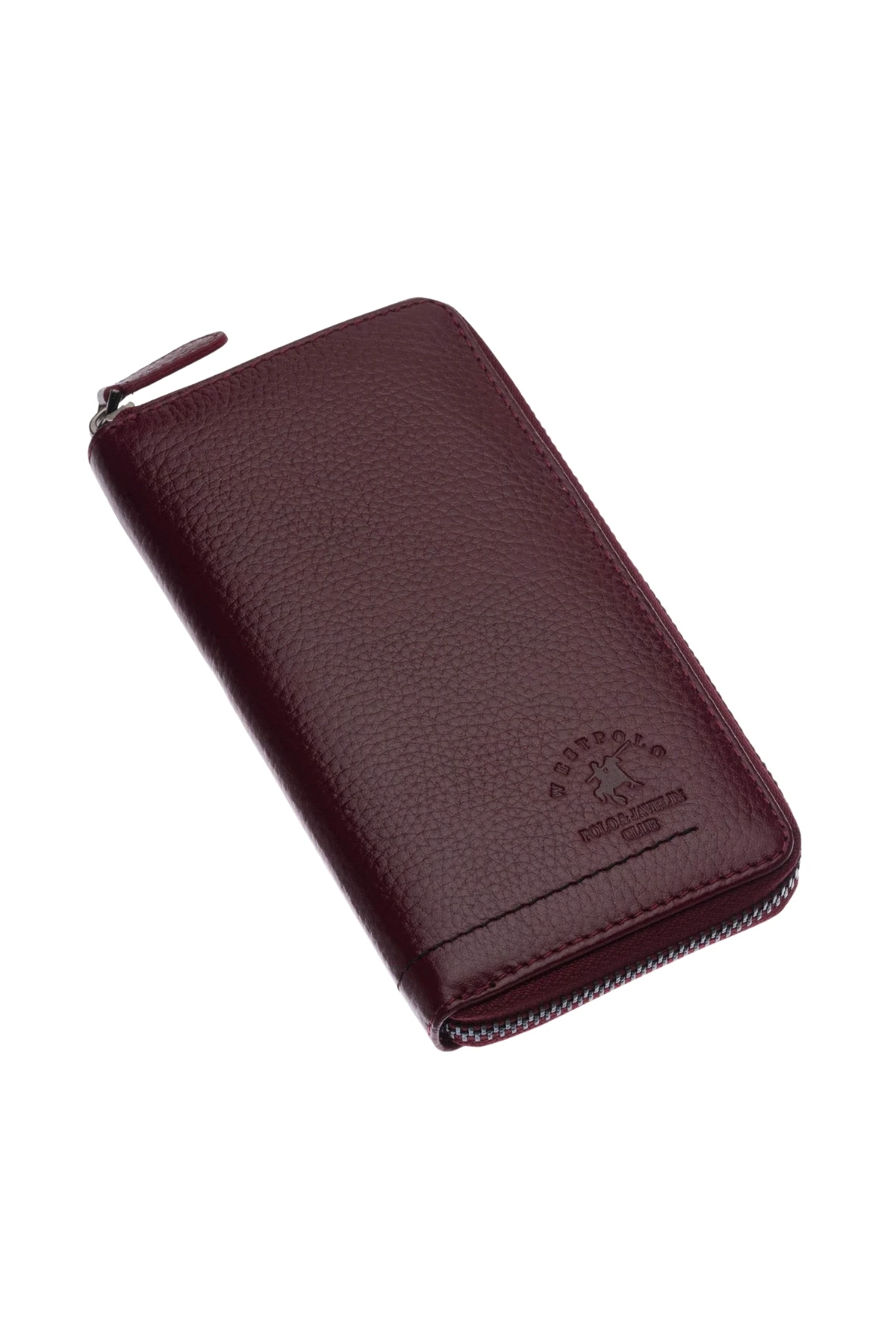 Hakiki Deri Kadın Cüzdan –Düz Dikişli, Fermuarlı, İsim Yazılı, Kişiye Özel | 8851