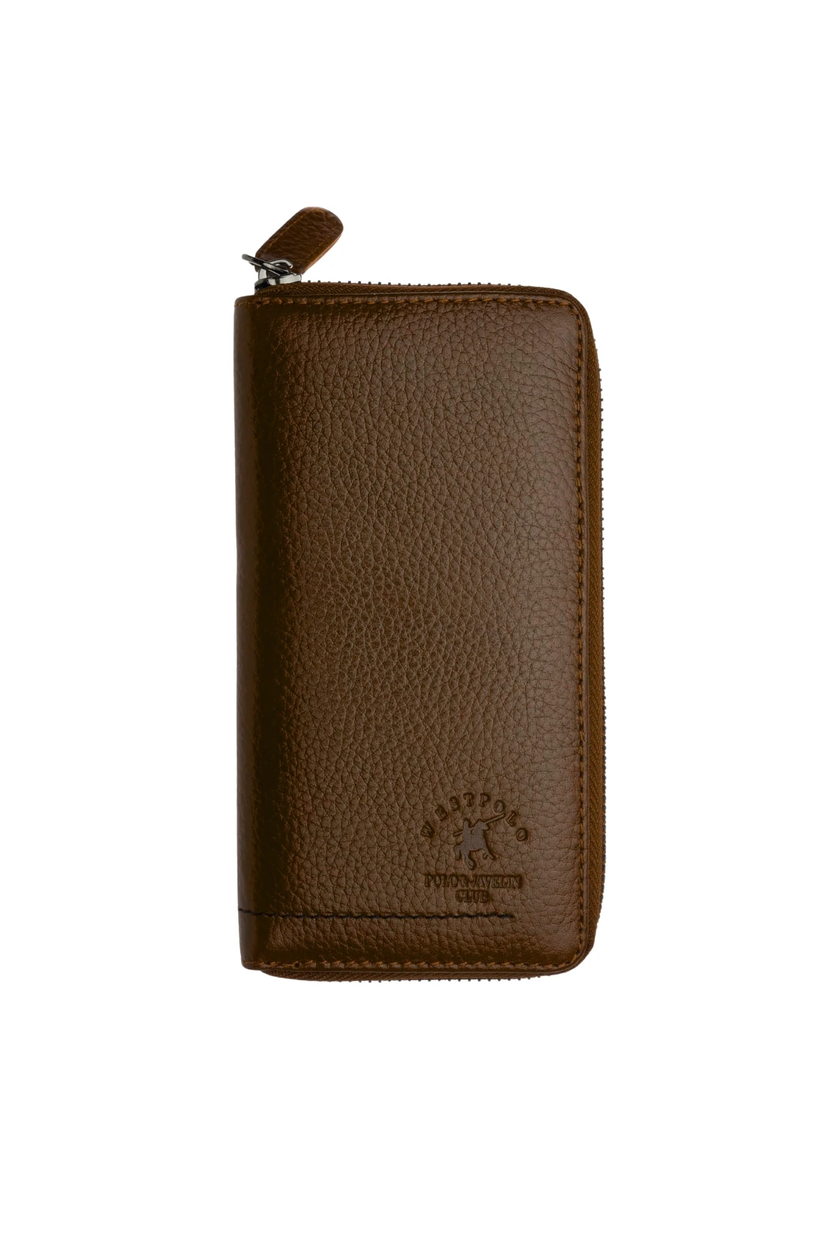 Hakiki Deri Kadın Cüzdan –Düz Dikişli, Fermuarlı, İsim Yazılı, Kişiye Özel | 8851 - Flother Taba