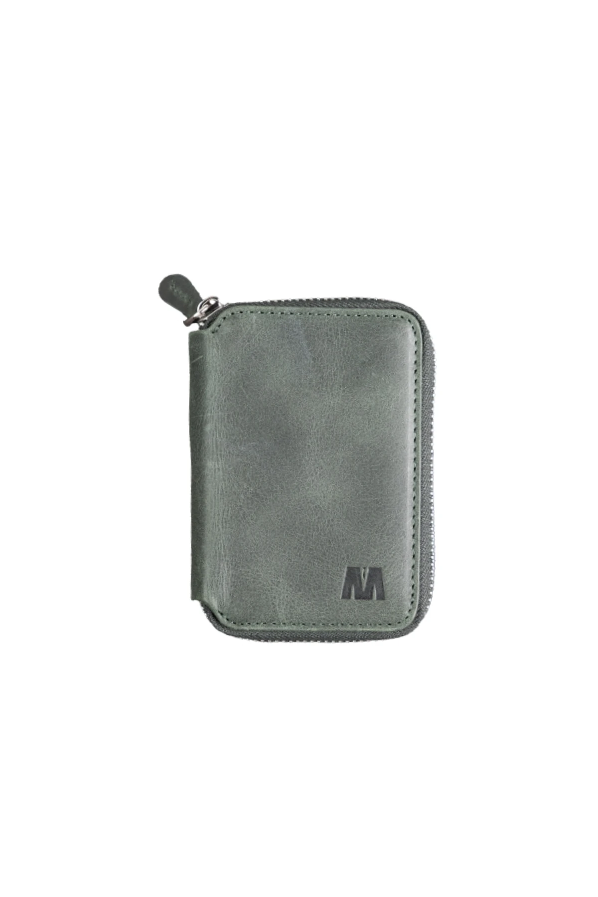 Hakiki Deri Unisex Fermuarlı Cüzdan | Lotus 1616 - Tiguan Haki