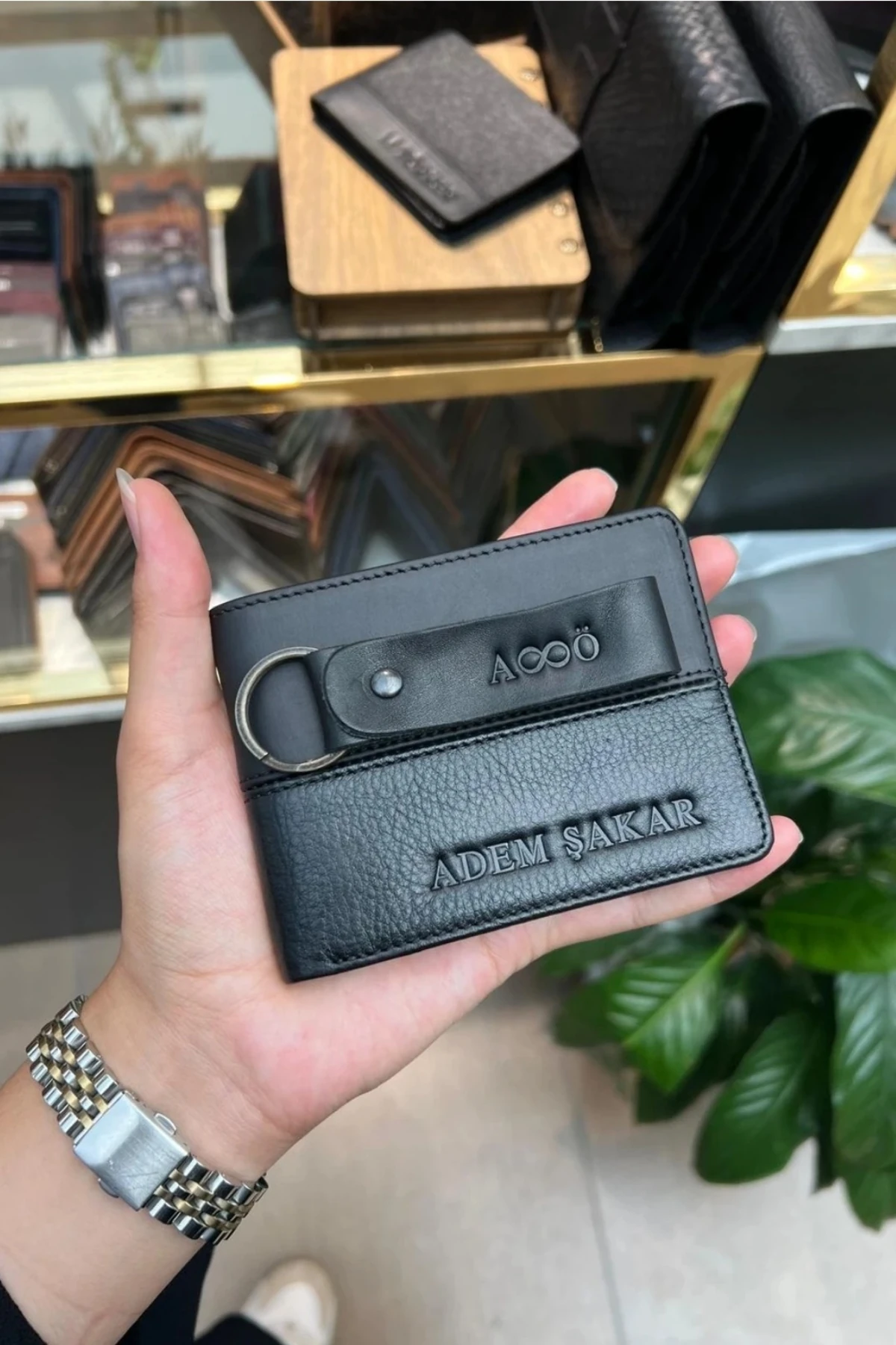 Hakiki Deri Erkek Çift Renk Cüzdan | Prag 5317