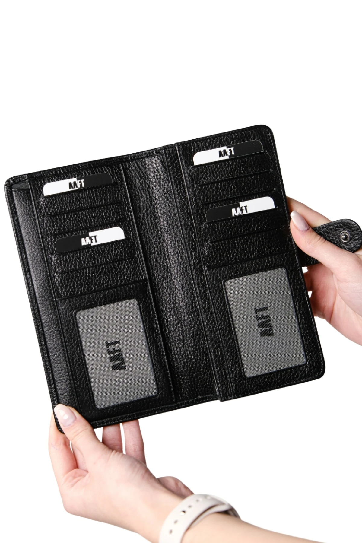 Hakiki Deri Unisex Cüzdan – Telefon Bölmeli, İsim Yazılı, Kişiye Özel | Twist 2323