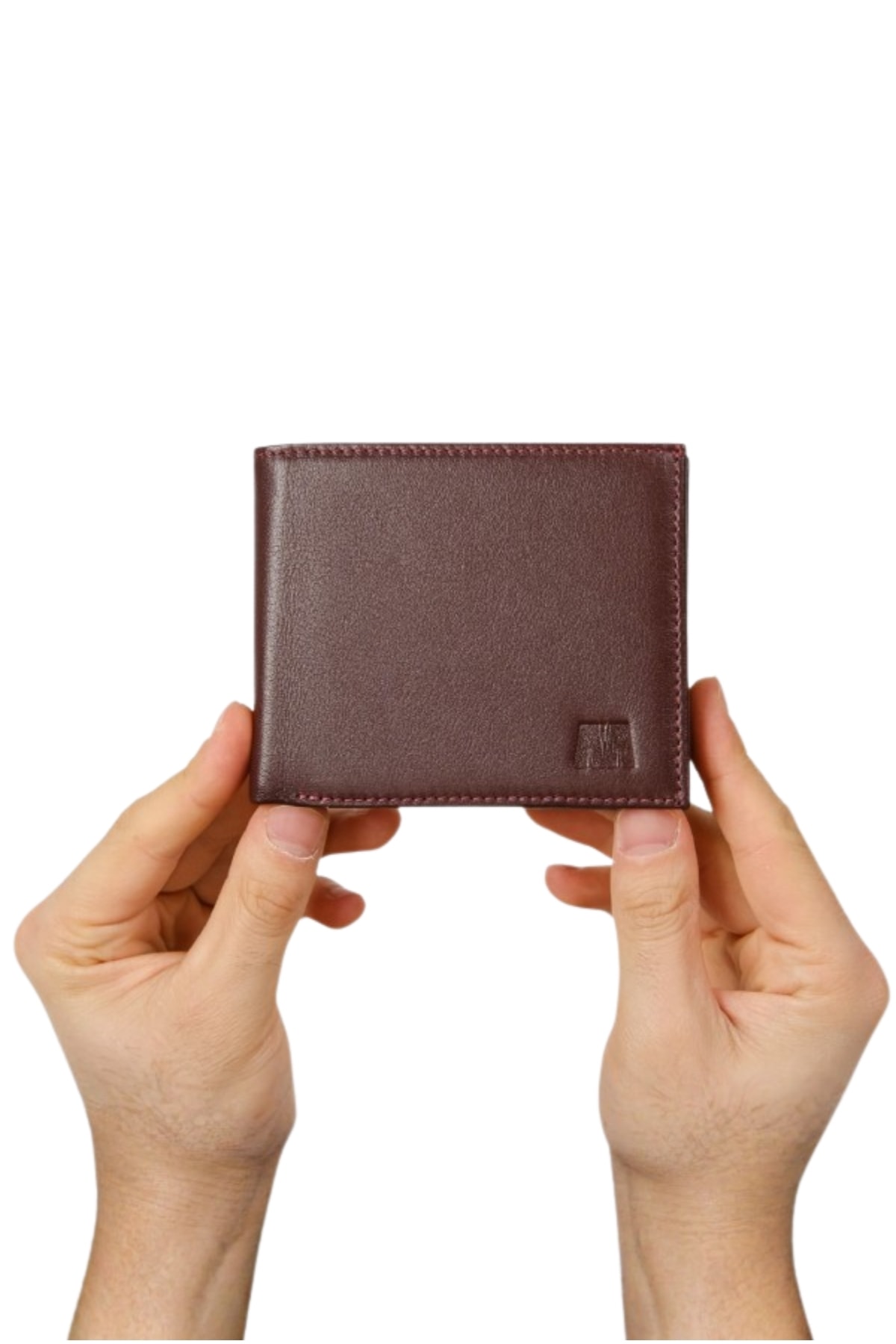 Hakiki Deri Bozuk Paralı Erkek Cüzdan – İsim Yazılı, Kişiye Özel | Bond 7110 - Napa Bordo