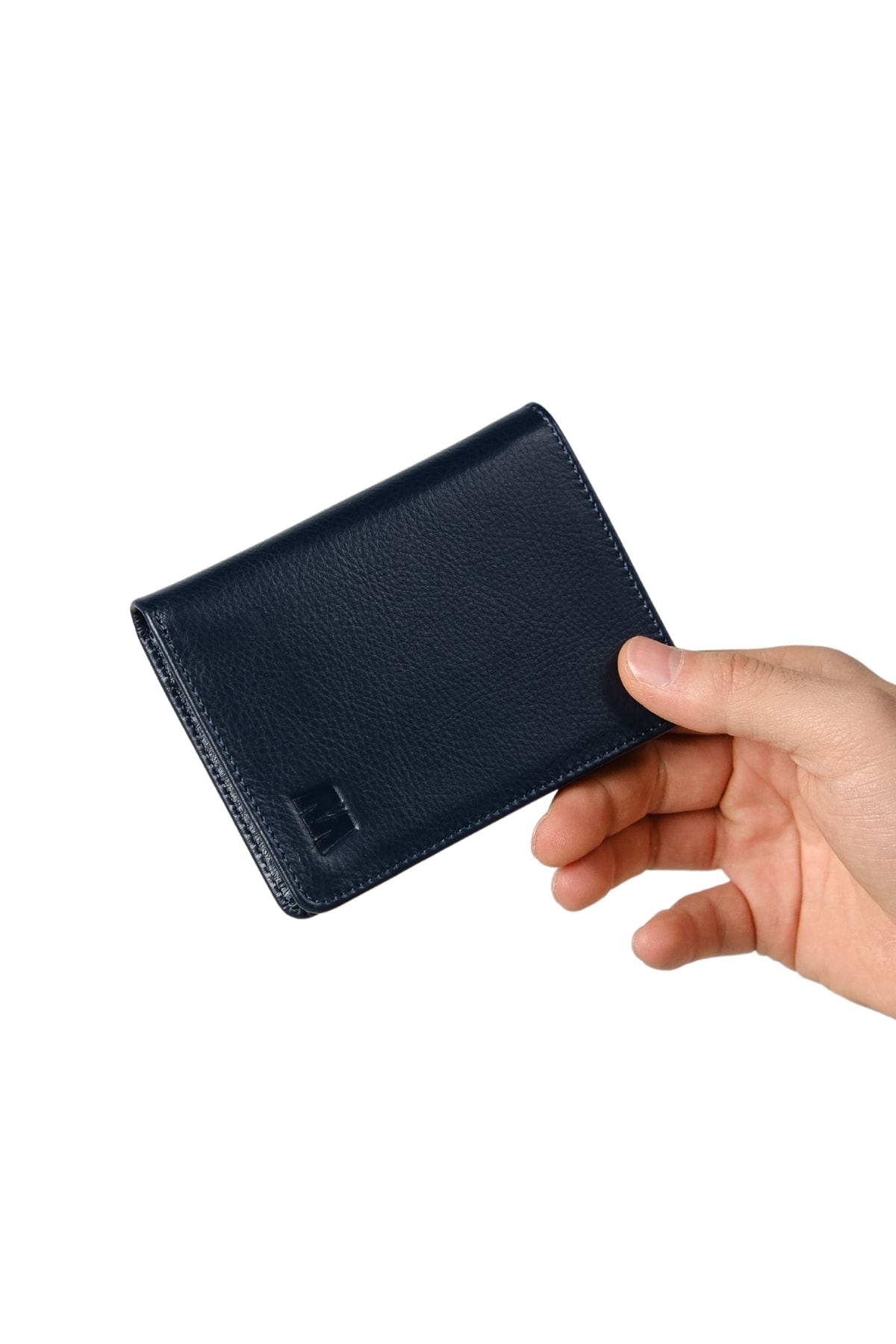 Hakiki Deri Erkek Cüzdan - İsim Baskılı, Kişiye Özel | Alex 2808 - Napa Lacivert