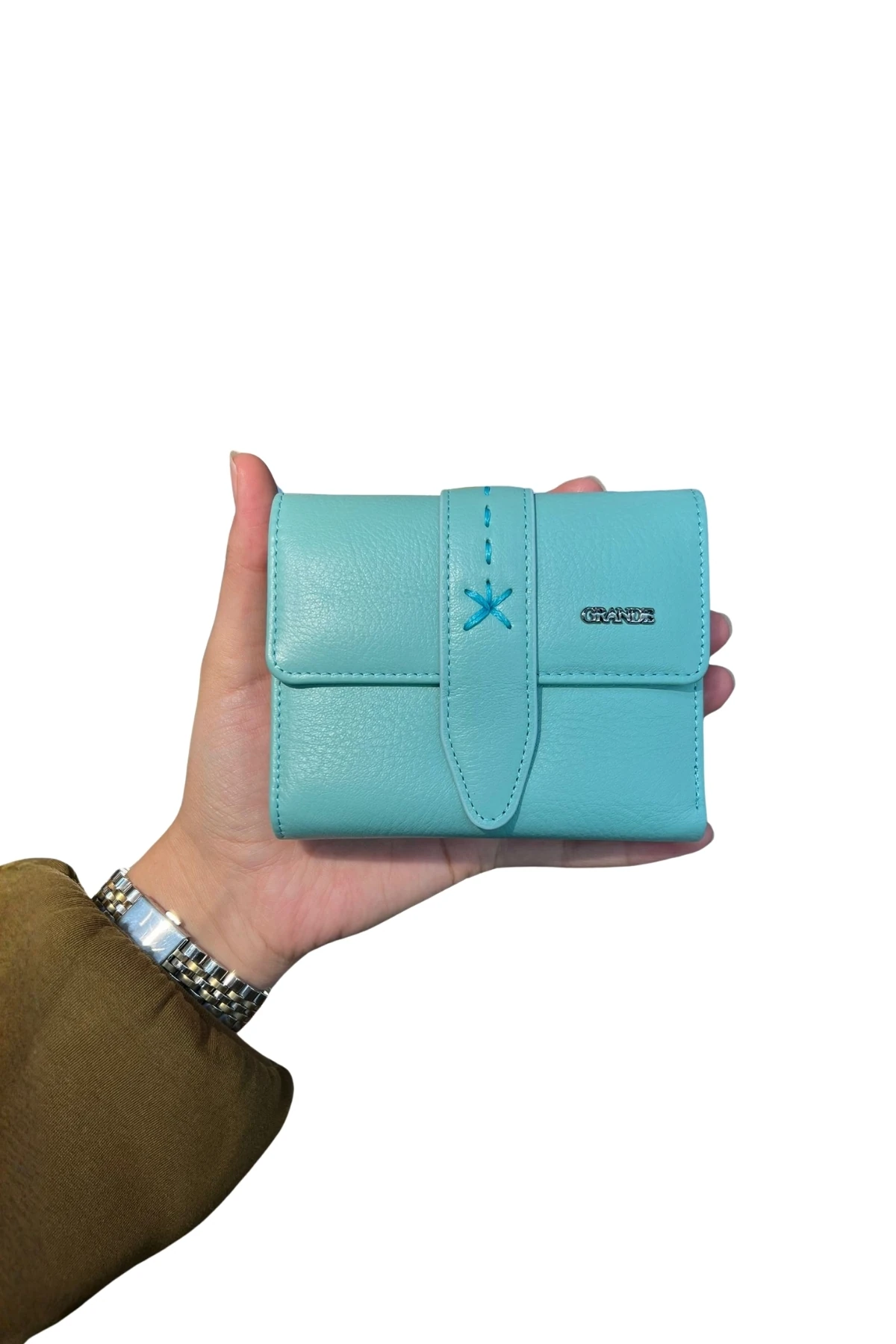 Hakiki Deri Cüzdan – Grande 2633 - Yeşil