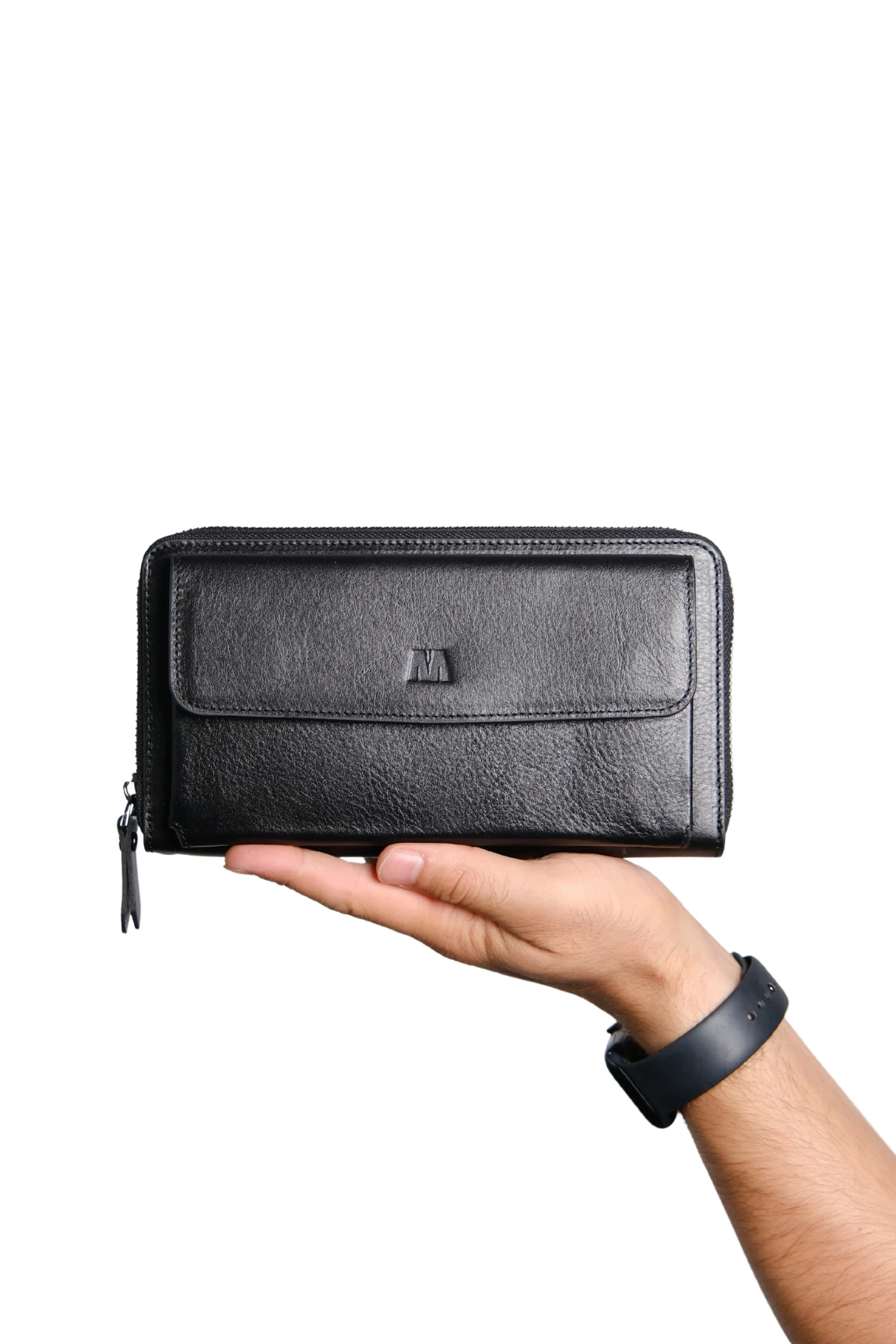 Hakiki Deri Unisex El Çantası | Canelia 1310 - Napa Siyah