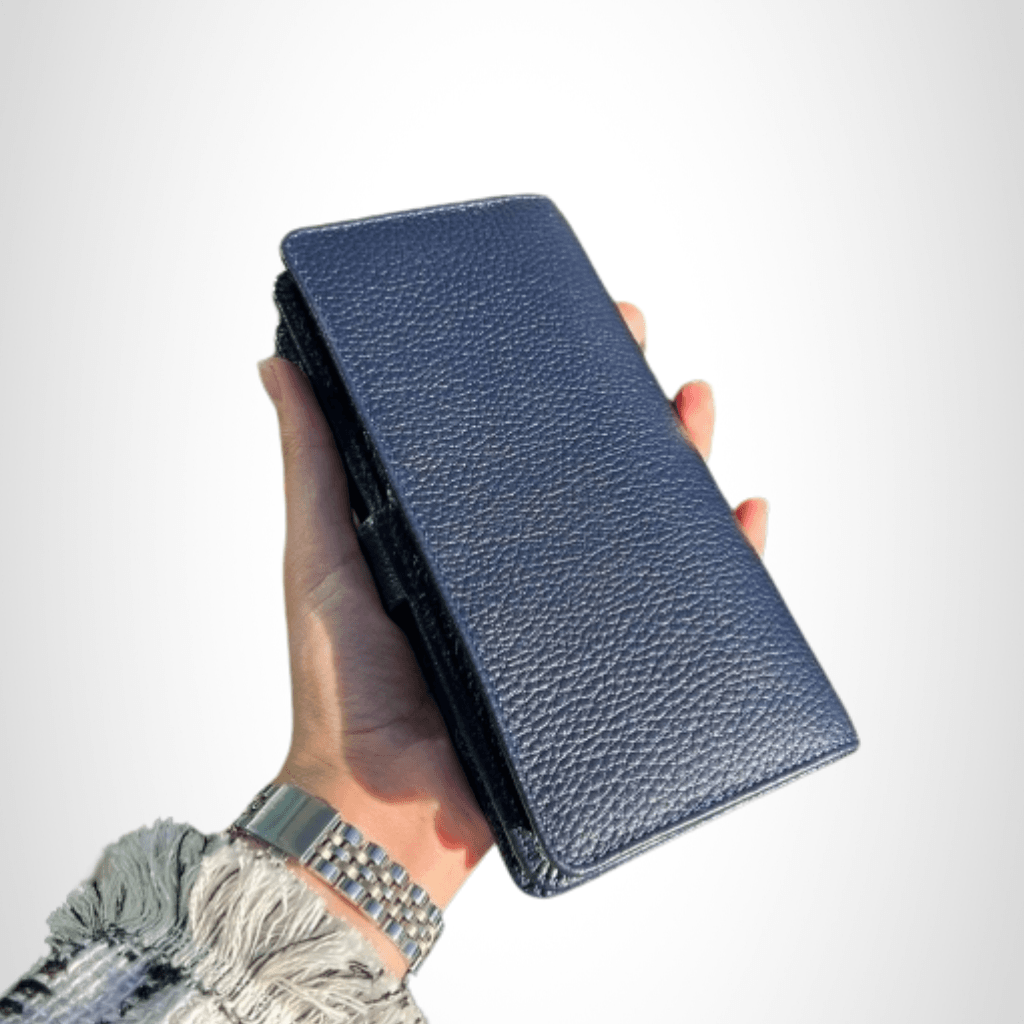 Hakiki Deri Unisex Cüzdan – Telefon Bölmeli, İsim Yazılı, Kişiye Özel | Twist 2323