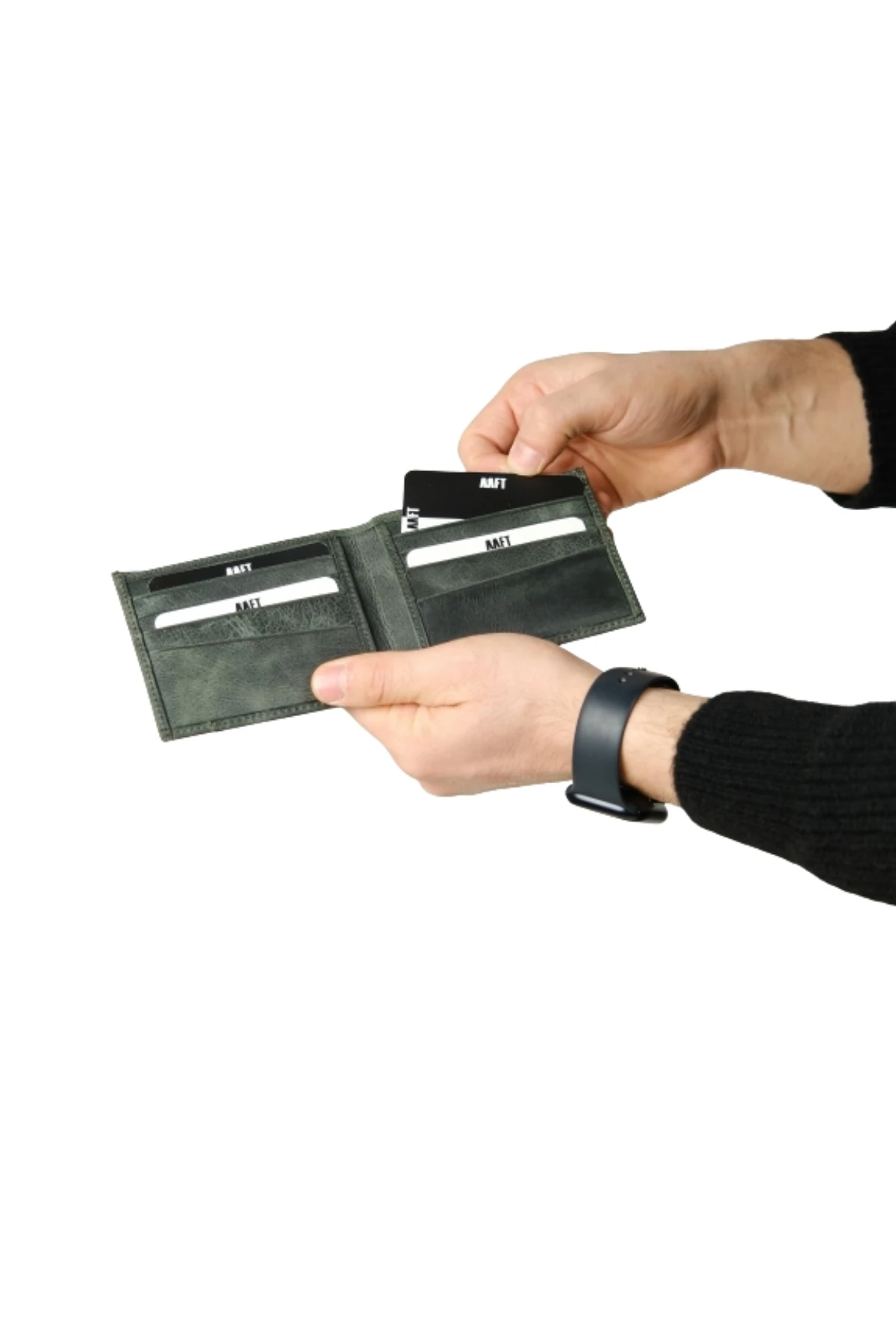 Hakiki Deri Erkek Cüzdan Seti - İsim Yazılı, Kişiye Özel Kartlık ve Anahtarlık | Paris 1204