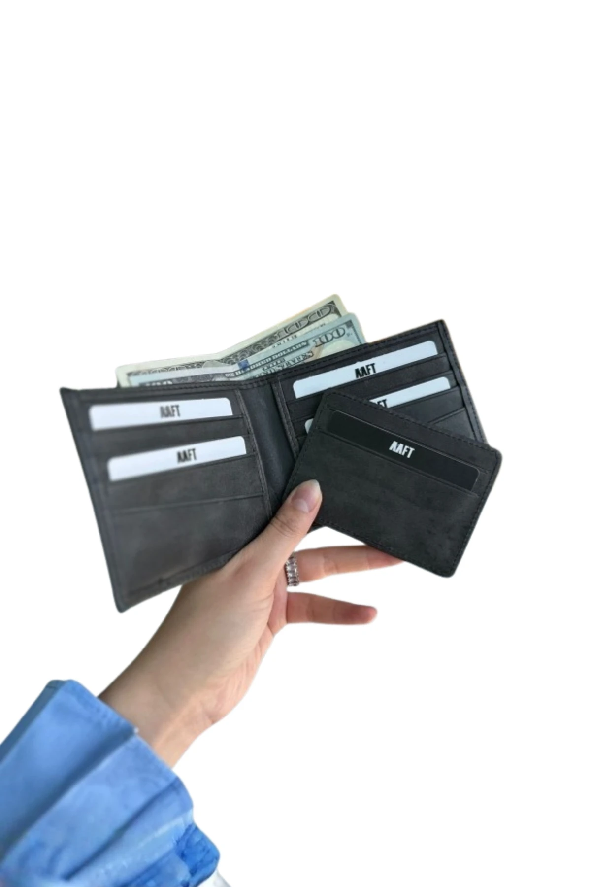 Hakiki Deri Erkek Cüzdan Seti - İsim Yazılı, Kişiye Özel Kartlık ve Anahtarlık | Paris 1204