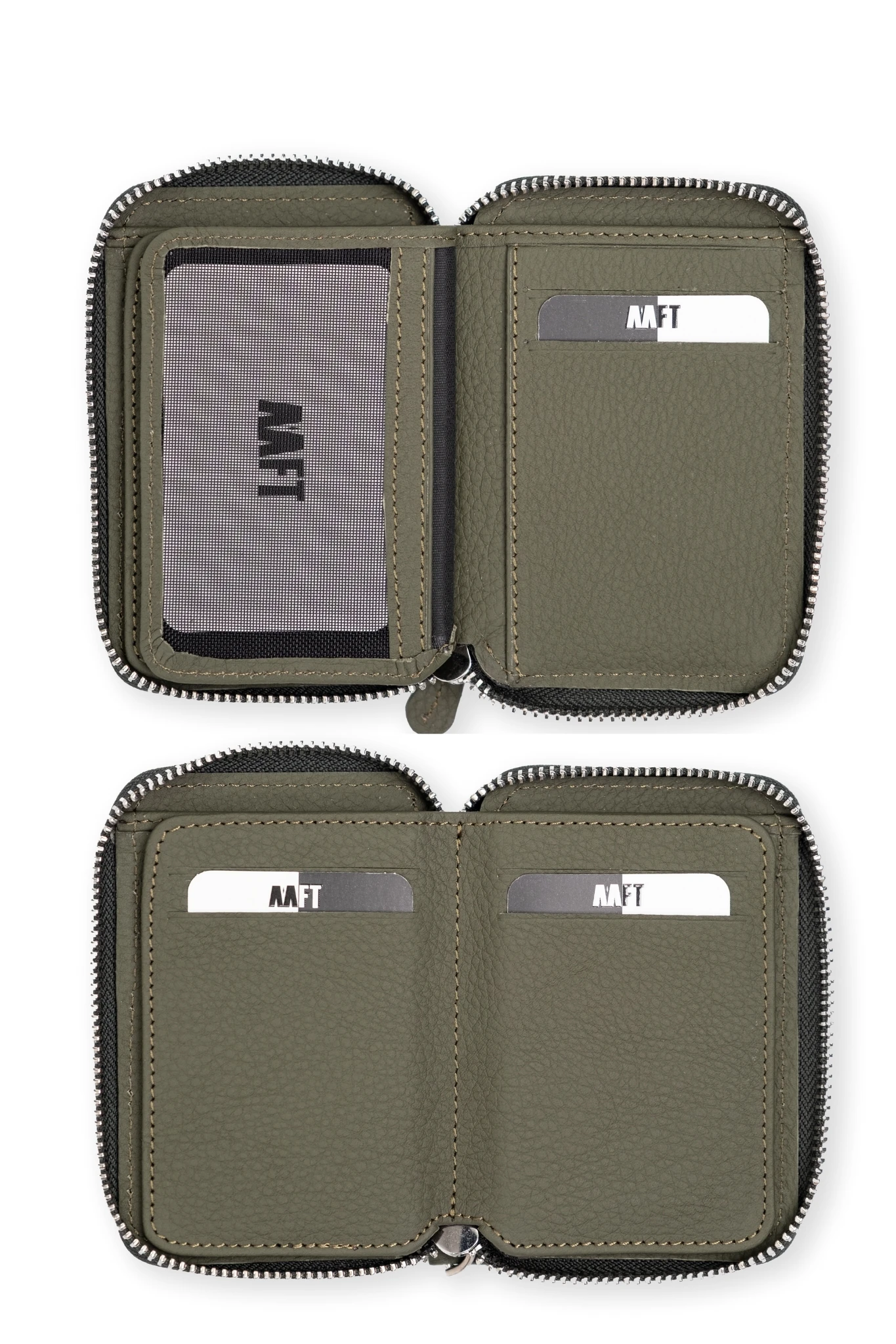 Hakiki Deri Unisex Fermuarlı Cüzdan | Lotus 1616