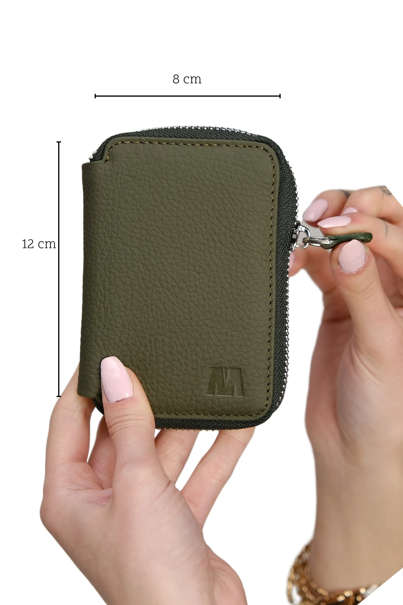 Hakiki Deri Unisex Fermuarlı Cüzdan | Lotus 1616