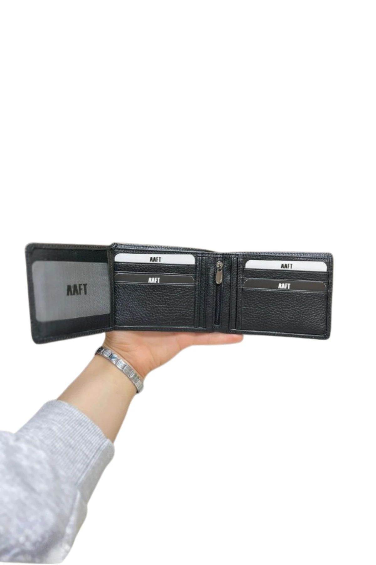 Hakiki Deri Erkek Fermuarlı Cüzdan – İsim Yazılı, Kişiye Özel | Ramsey 2405