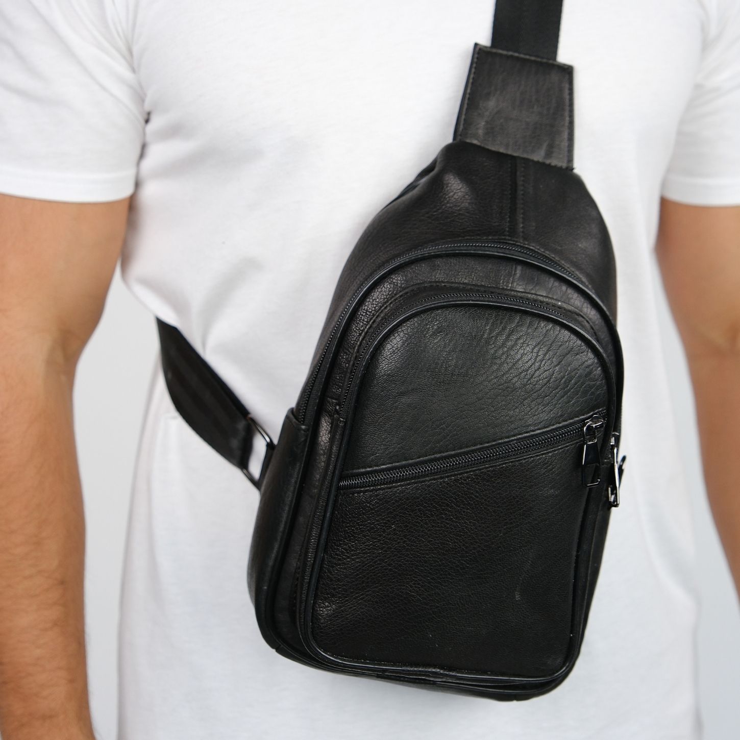 Hakiki Deri Body Bag Çanta – Askılı, Fermuarlı | Body Bag 8080