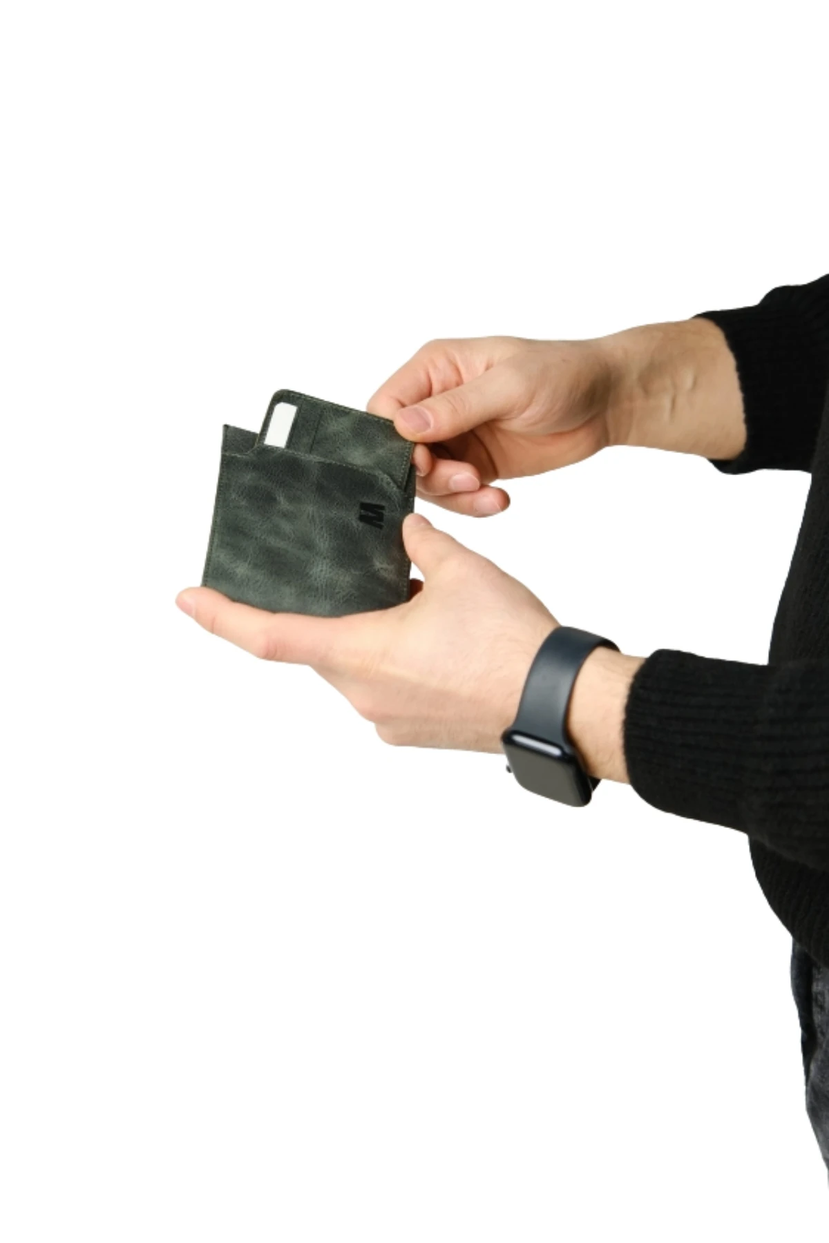 Hakiki Deri Erkek Cüzdan Seti - İsim Yazılı, Kişiye Özel Kartlık ve Anahtarlık | Paris 1204