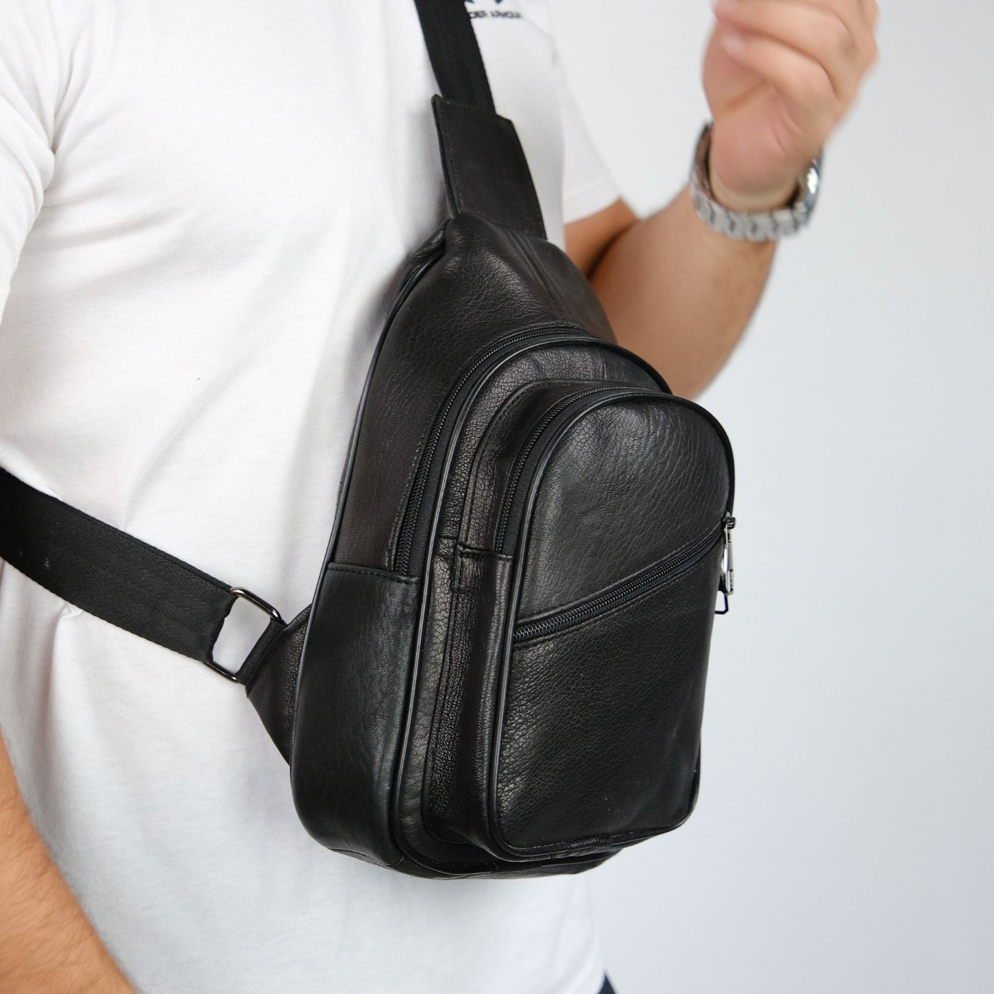 Hakiki Deri Body Bag Çanta – Askılı, Fermuarlı | Body Bag 8080