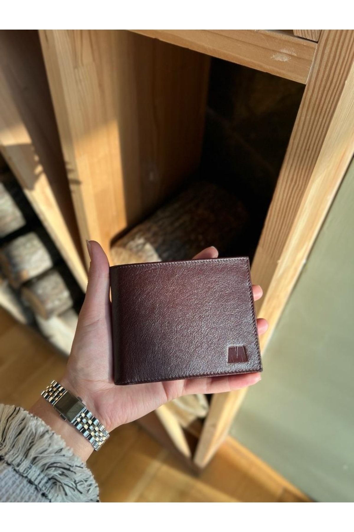 Matte 6110 Hakiki Deri Erkek Cüzdan - K.Kahve